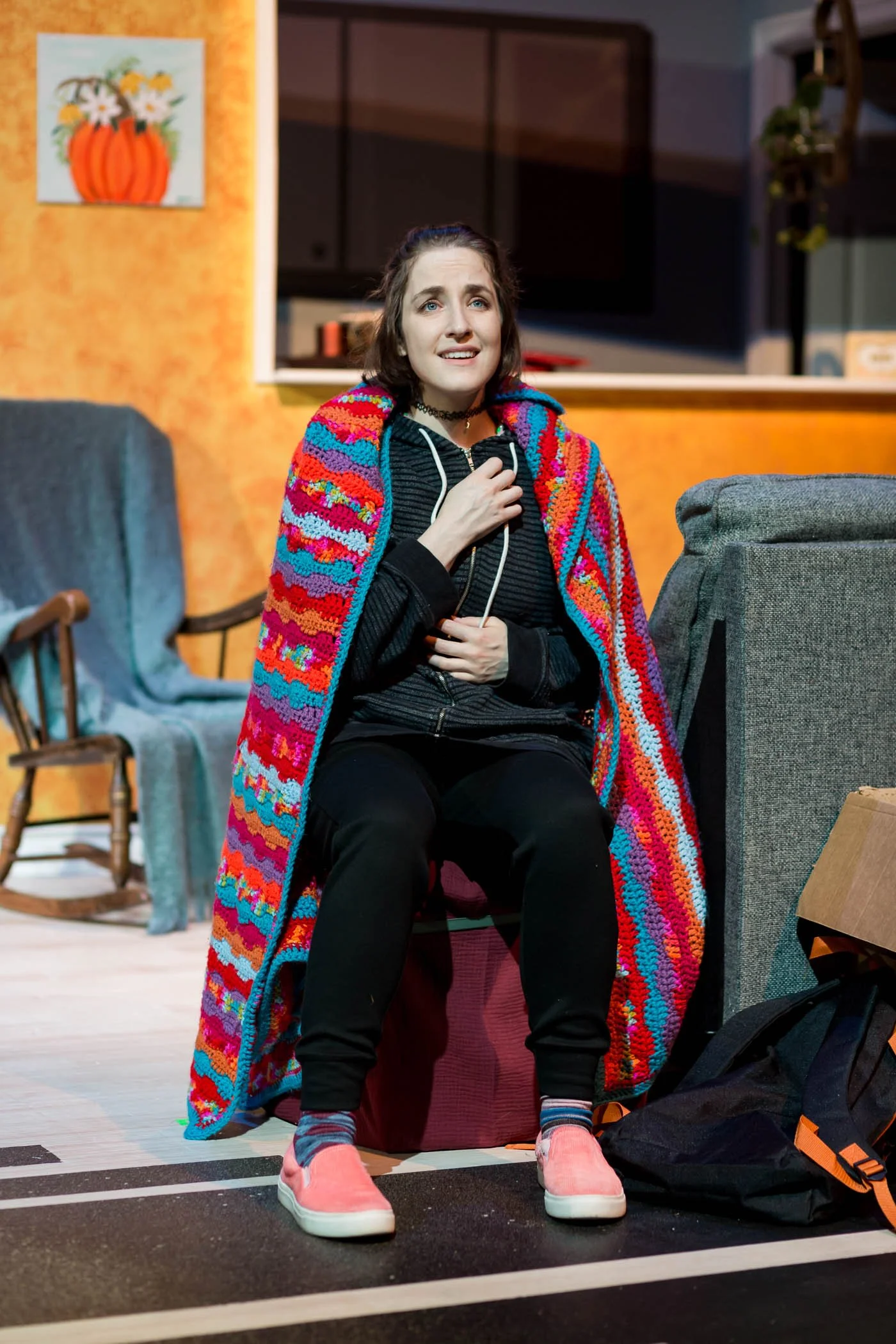 Kaira as Jane in Centerstage Theatre's "The Oregon Trail"