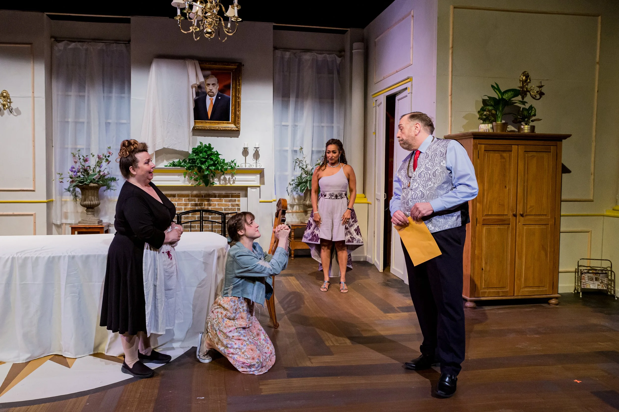 Kaira as Marianne at Centerstage Theatre's "Tartuffe"