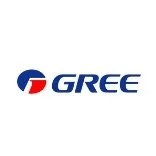 GREE logo with blue and red design.