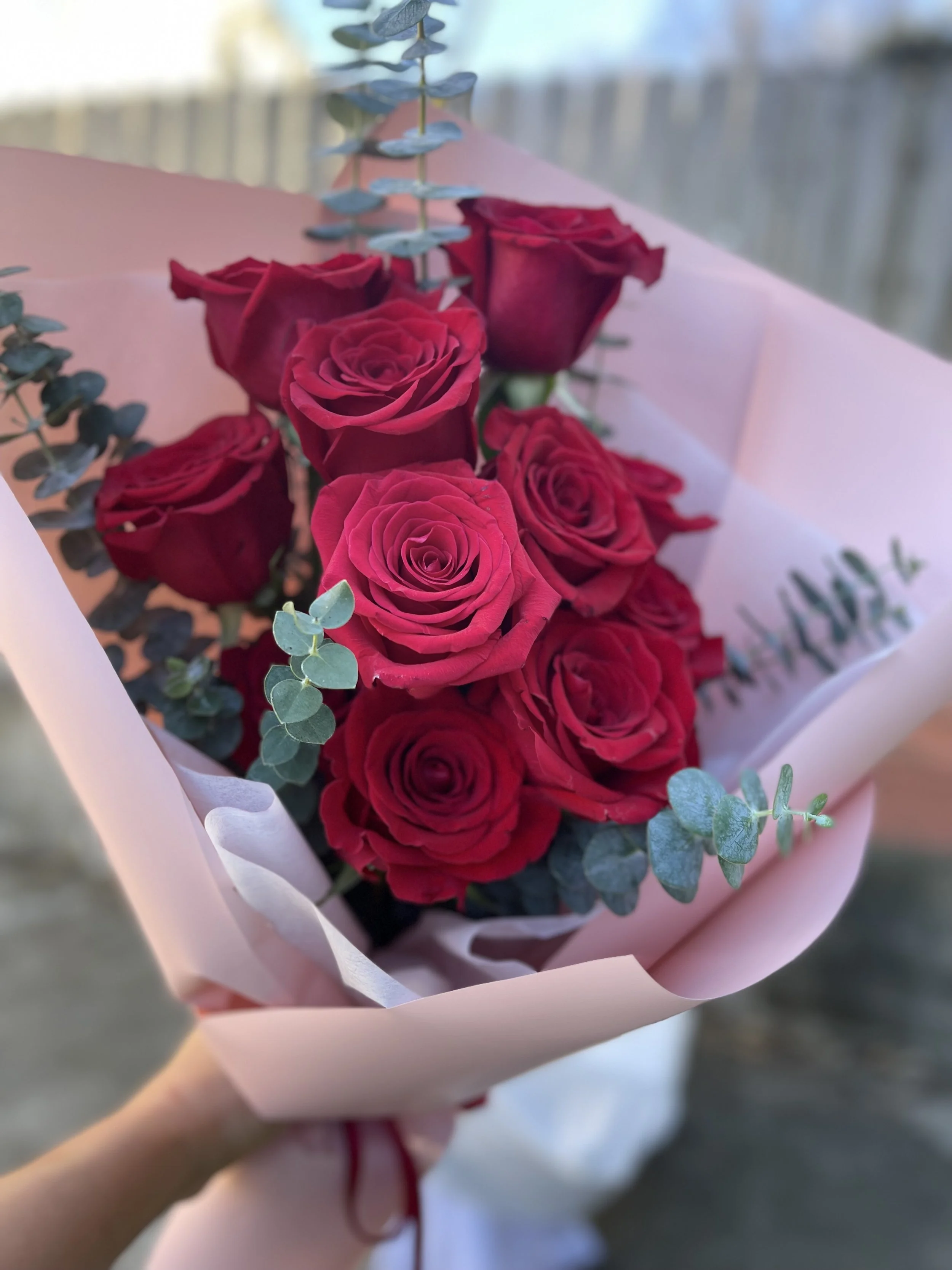 Red Roses Bouquet (10steams)
