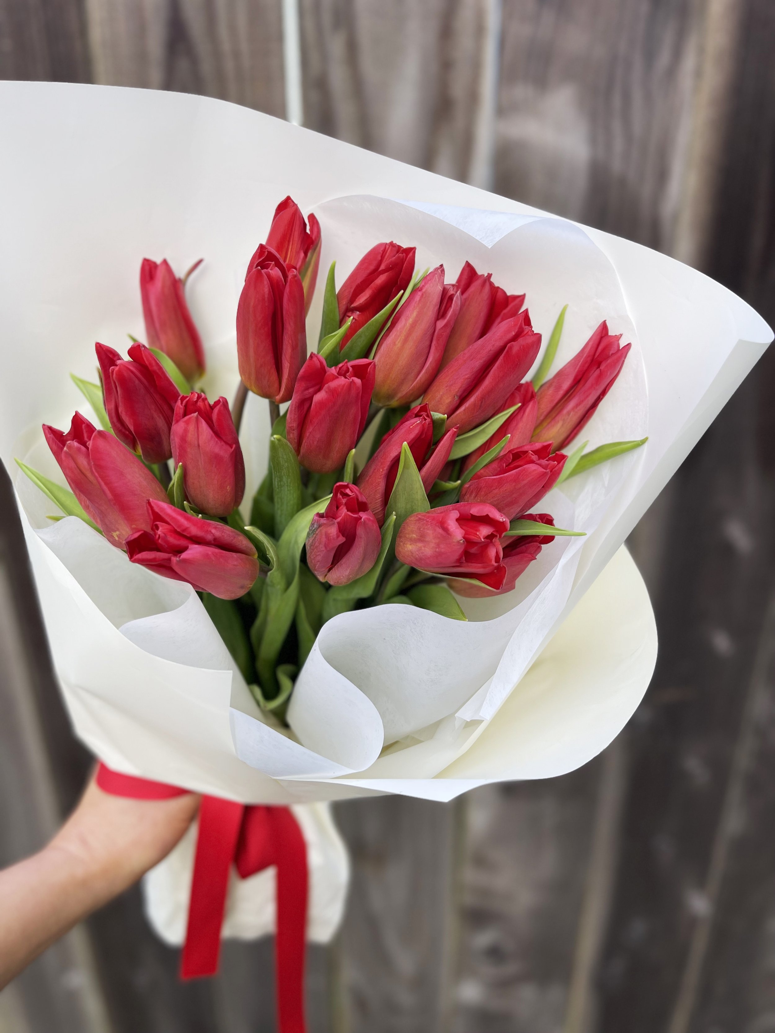 Red Tulips Bouquet