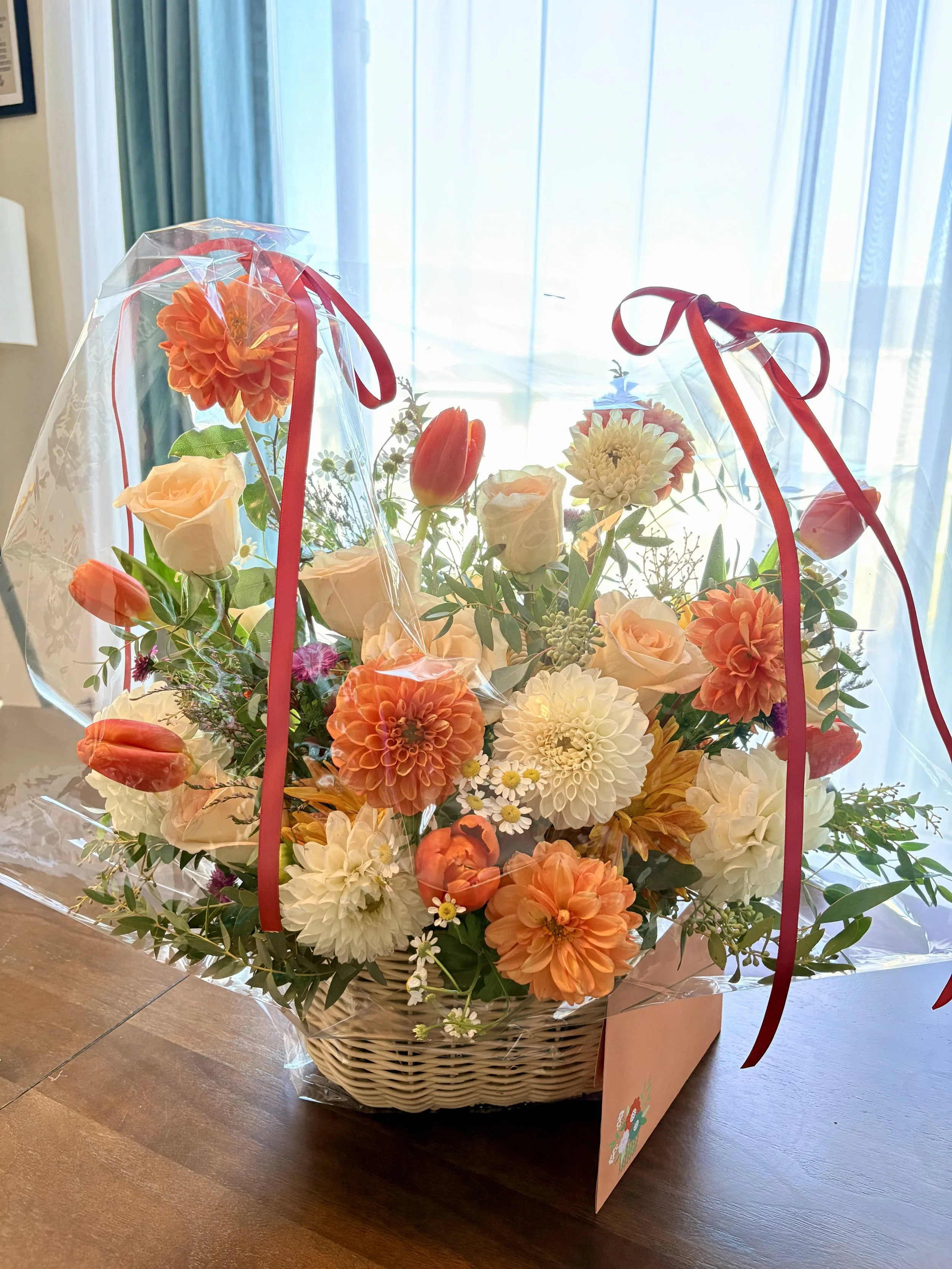 Flesh Flower Basket & Vase