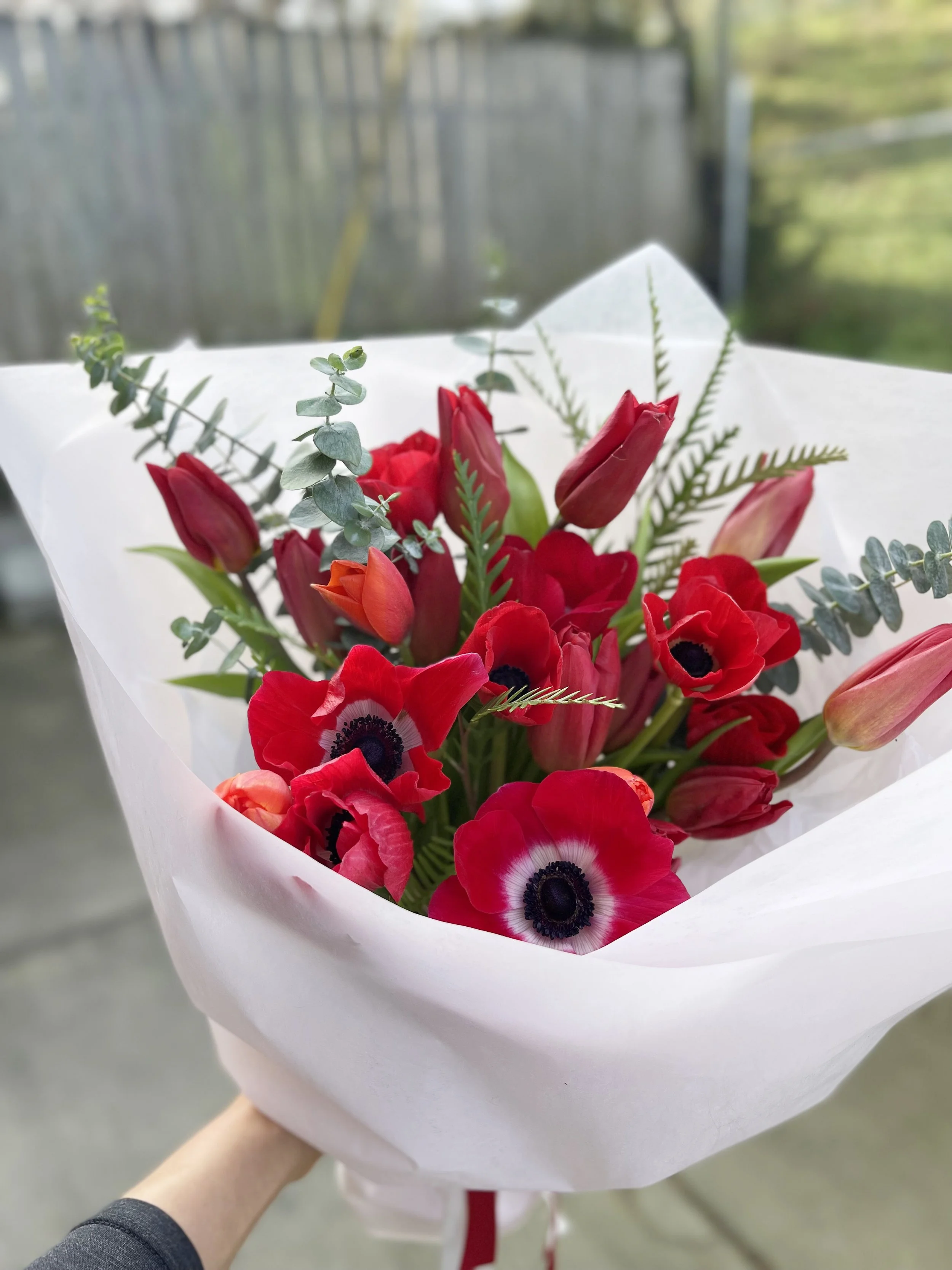 Tulips Mix Ranunculus Bouquet