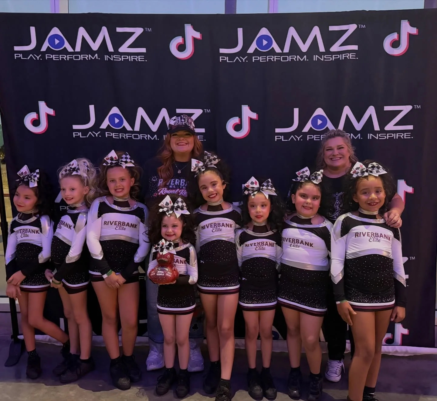 We finish off our first mid season with Royal Rebels hitting their fourth &ldquo;hit zero&rdquo; competition as well as taking 4th out of 8 teams for the third time! Most of these girls have never cheered before let alone hit the comp stage and we ar