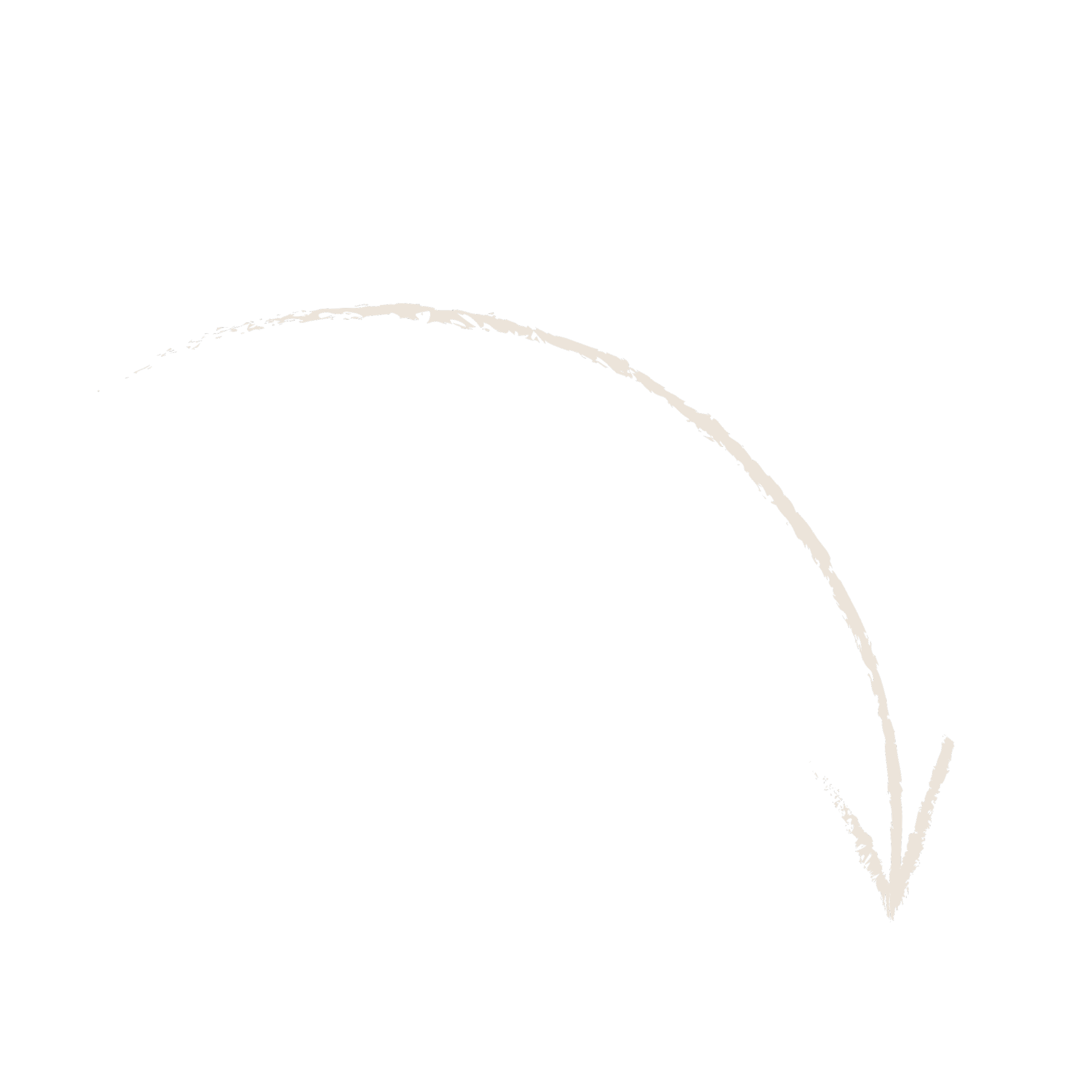 A white chalk line forming an arrow on a black background.