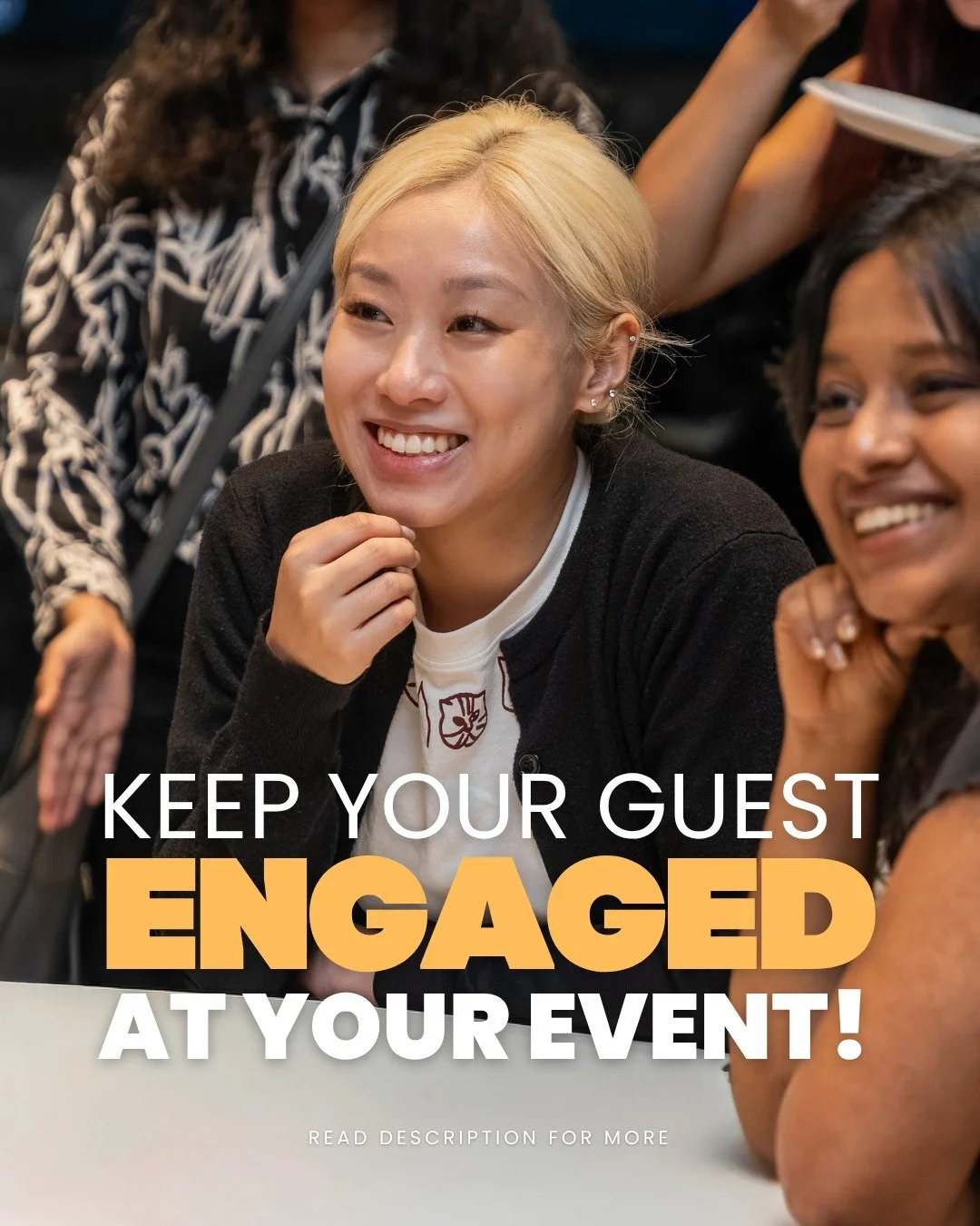 ✨ Why is it important to keep your guests engaged?

Engaged guests = unforgettable experiences. 

Whether it&rsquo;s a corporate function, team building or private celebration in Singapore, interactive elements like live stations, photobooths and cre