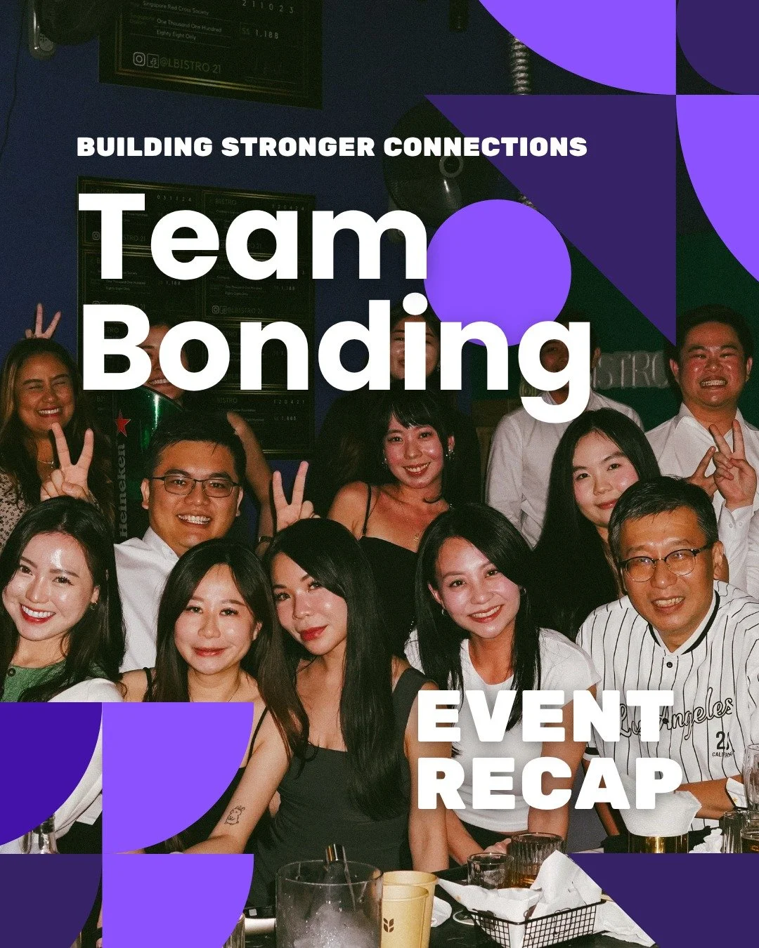 💜 Building Stronger Connections Through Team Bonding

Another unforgettable evening of laughter, connection and good vibes &mdash; our recent Team Bonding event was a celebration of teamwork and togetherness! 🍻

Hosted at L Bistro, Vision Exchange 