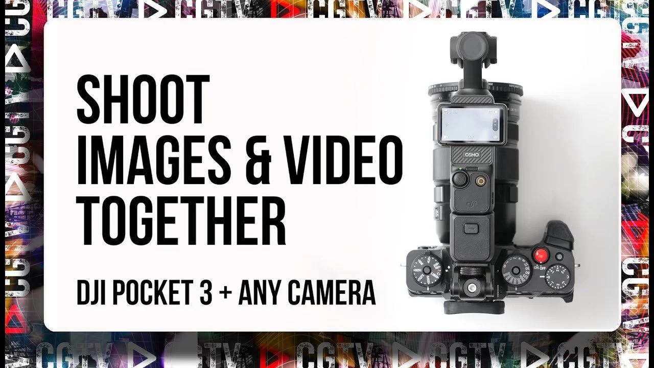 Shoot Images & Video Together - DJI Pocket 3 + Any Camera - Quick Tip