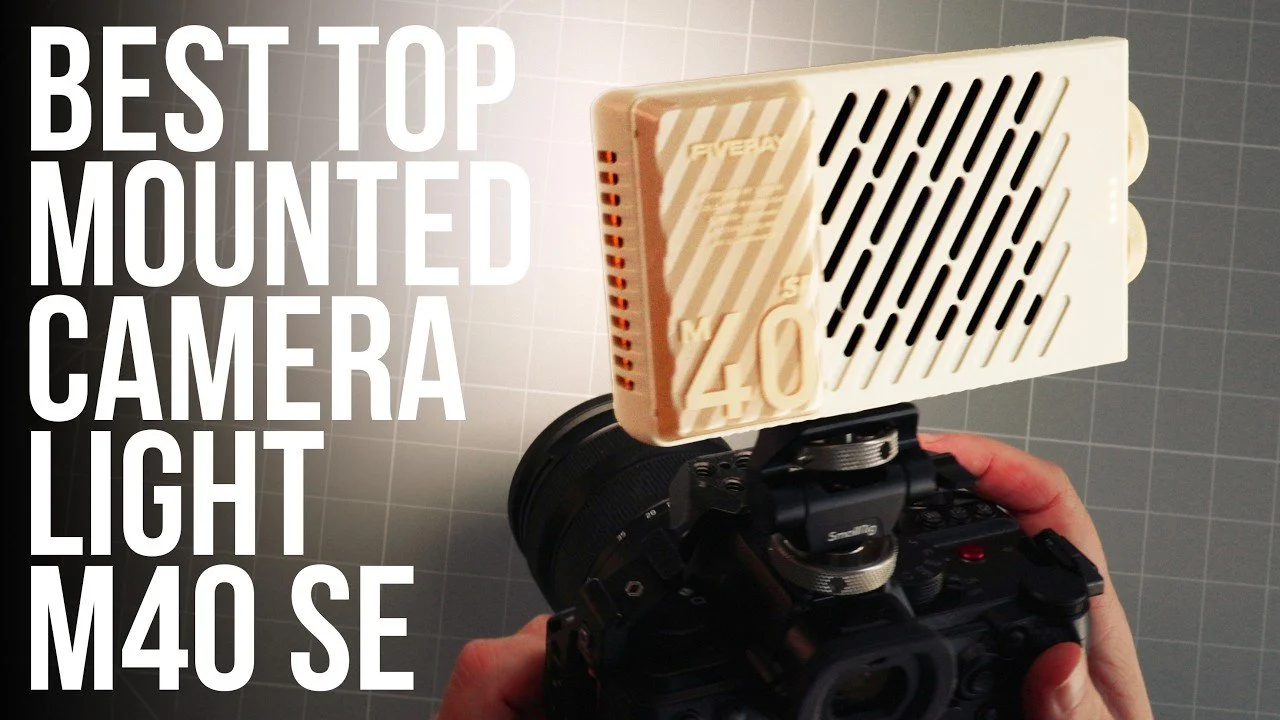 Best Top Mounted Camera Light? Zhiyun FIVERAY M40SE Review