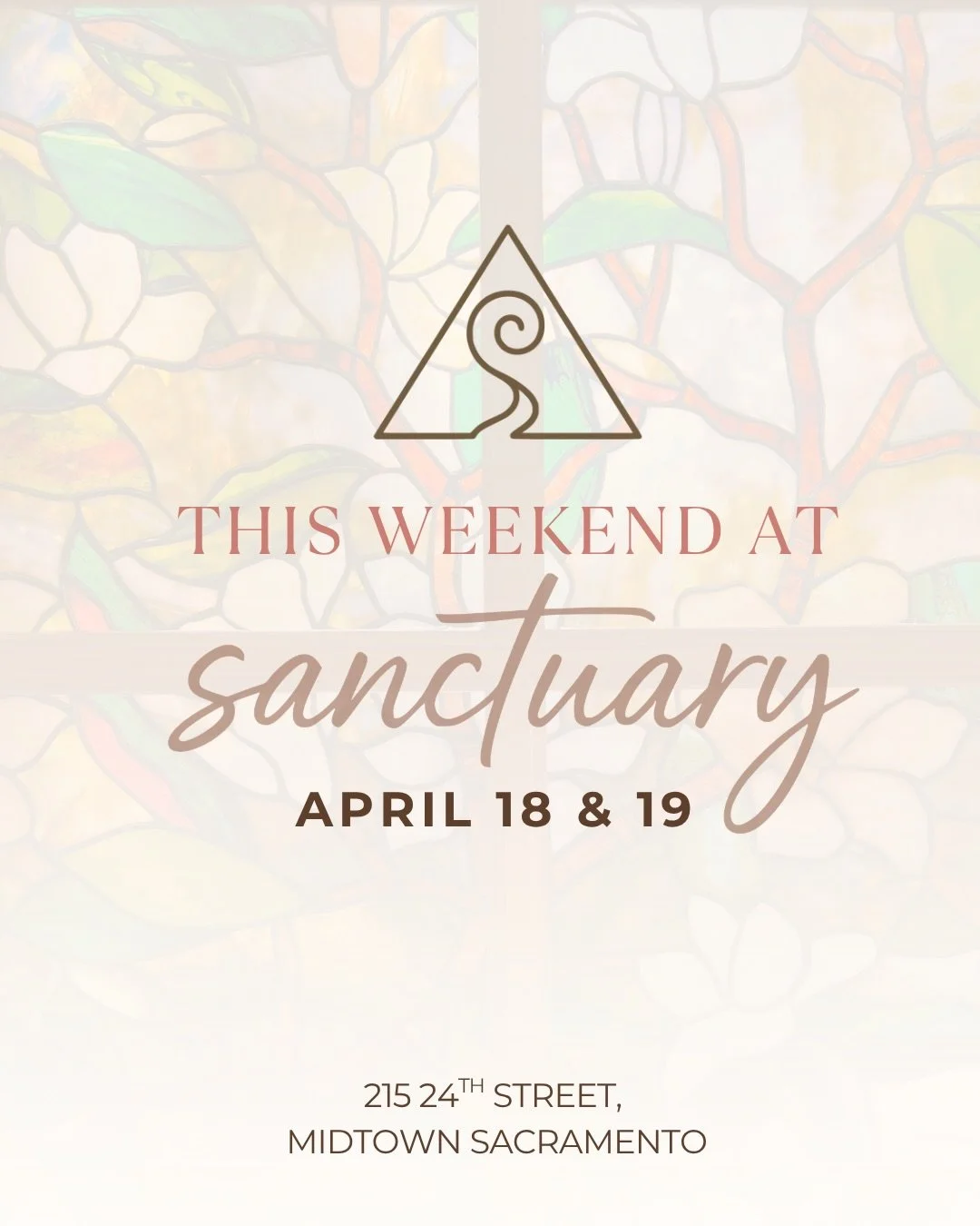 We have a weekend full of community offerings at @sanctuary.sacramento 🌀

🌱 THIS SATURDAY:

8AM ✨ @xopilateshottie sold out Pilates &amp; Pink Drinks 👏🏽
11 AM ✨ @emberwingedsadhaka is sharing a donation-based Gentle Yoga class

1 PM ✨ Join us for