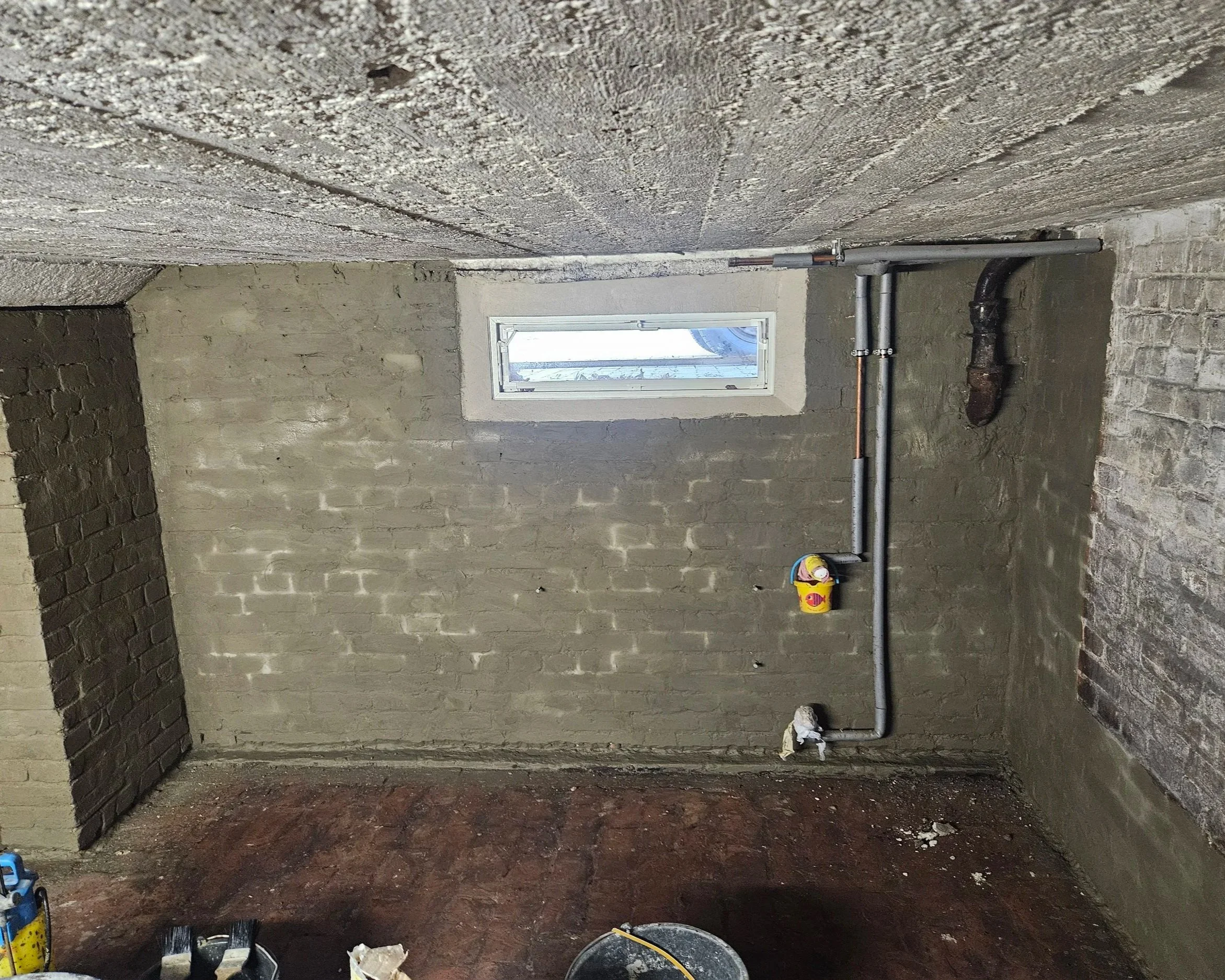 Auftrag der Schichten. Jetzt wird gewartet.