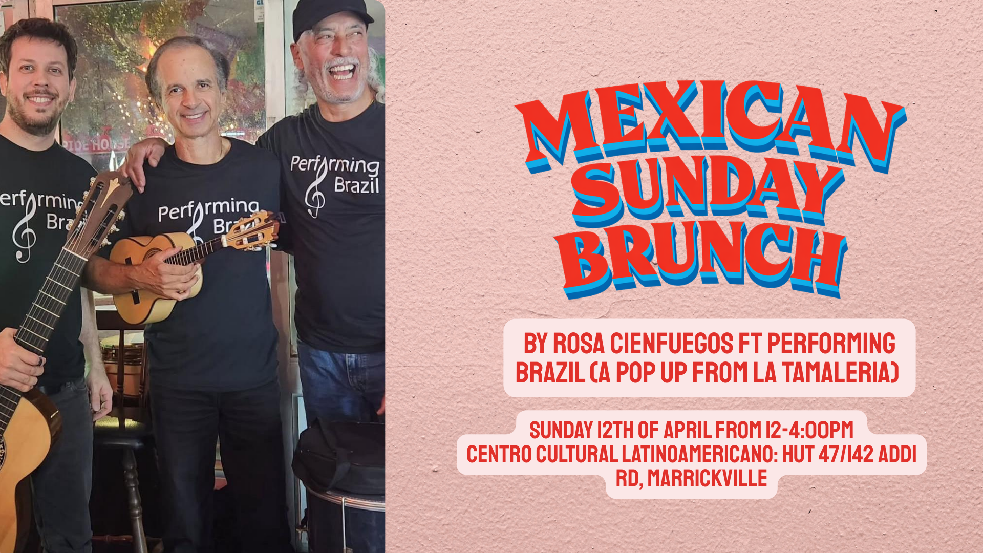 🌮 Mexican Sunday Brunch Special Guest: Performing Brazil