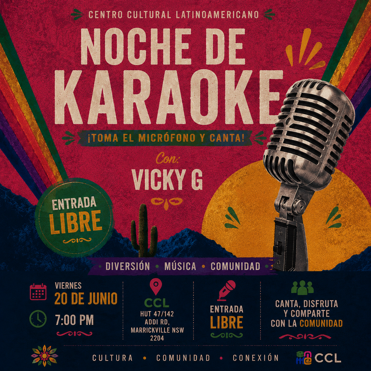 Noche de Karaoke con Vicky G