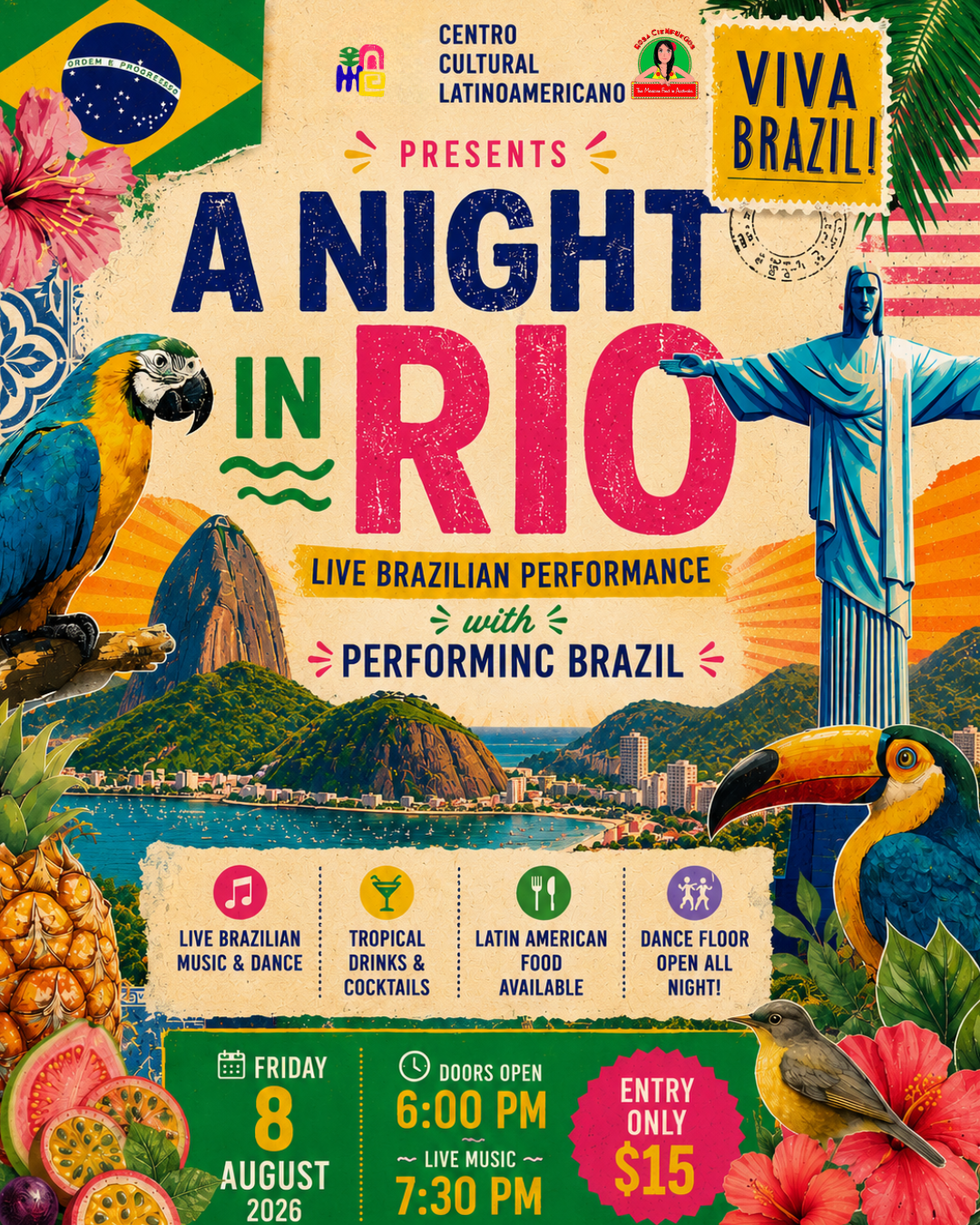 A night in Rio with Performing Brazil