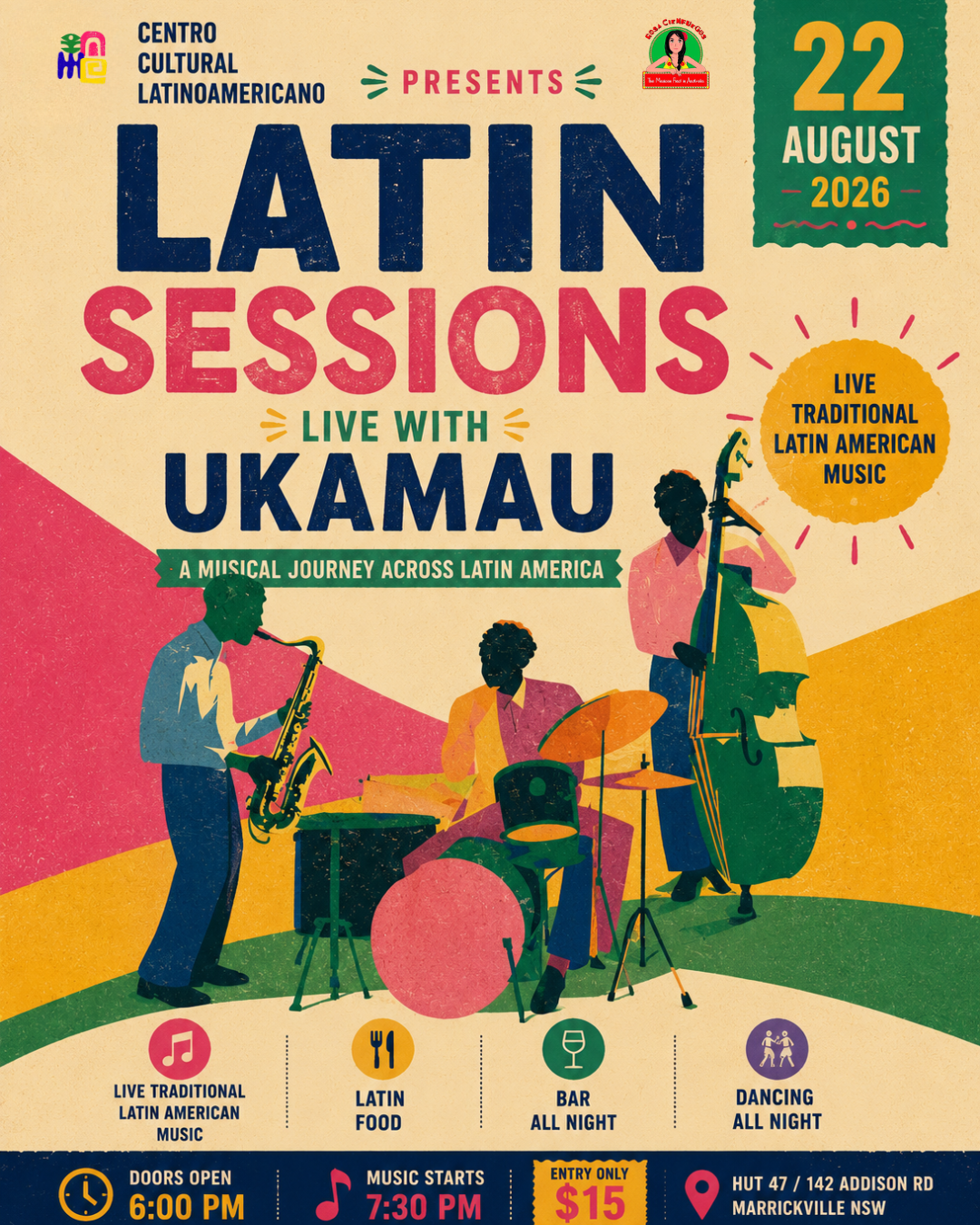 Latin Sessions with Ukamau (Live Latin American Music Night)