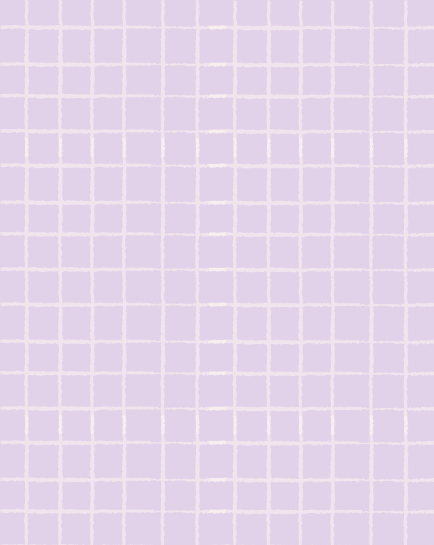 A light purple textured background with a white grid pattern.