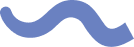 A simple, curved blue line on a white background.