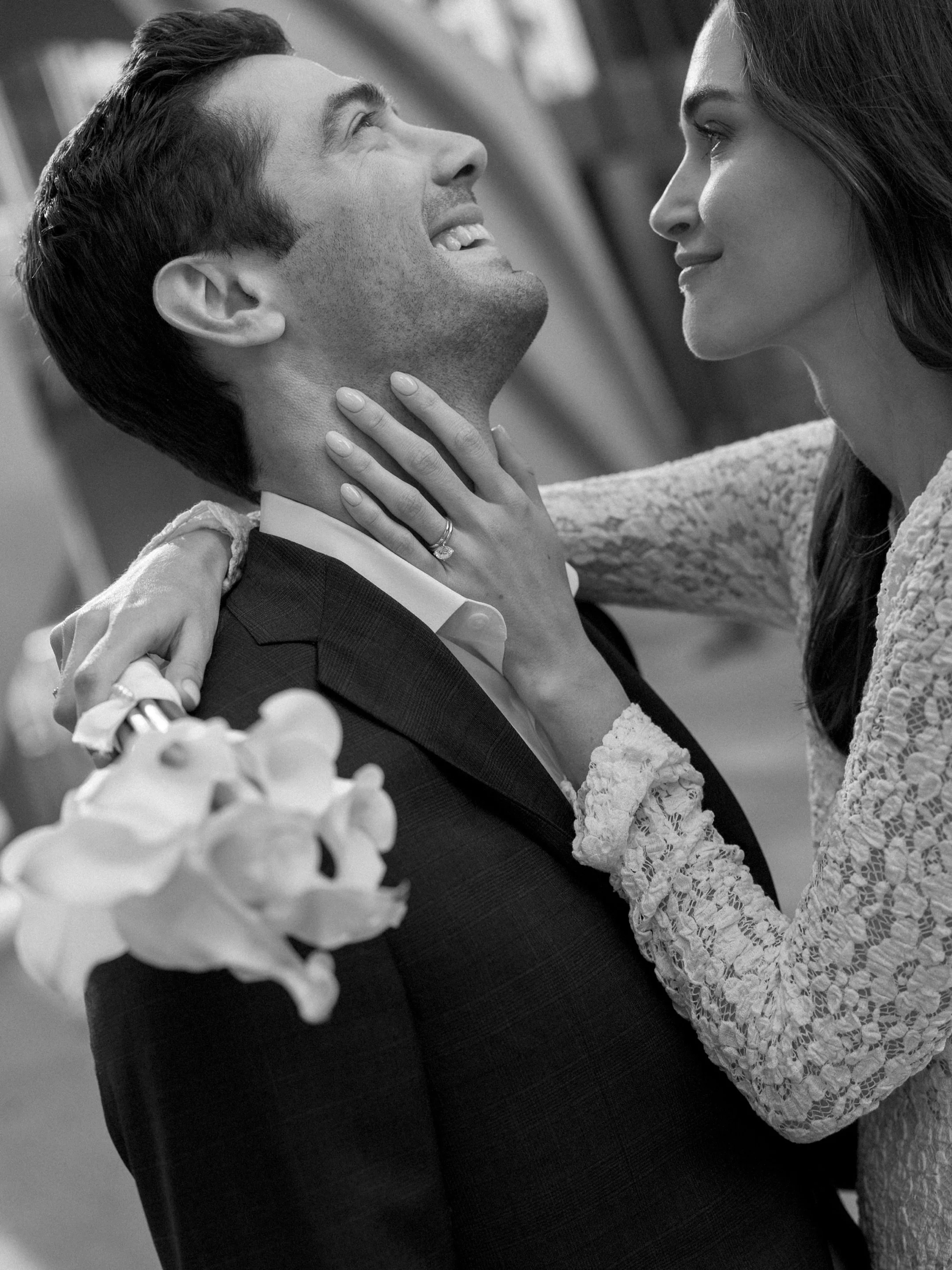 My favorite kind of day &ndash; no fuss, no expectations, just love and presence. 

Sarah &amp; Nick&rsquo;s courthouse wedding still feels just as special months later. Always so grateful to capture moments this fleeting and meaningful!

Dress: @rev