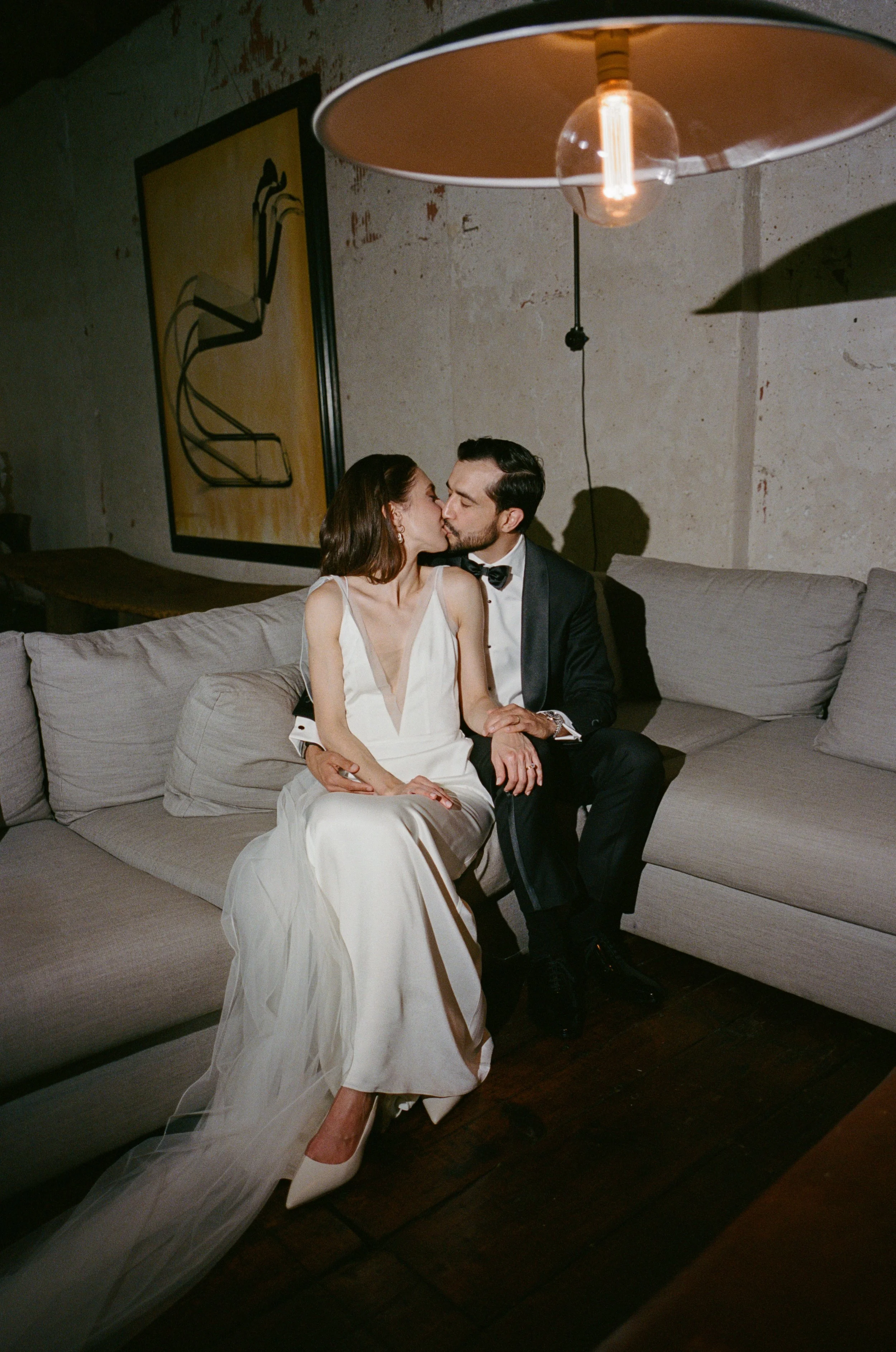 An intimate Chicago wedding venue at Charcoal Factory Loft