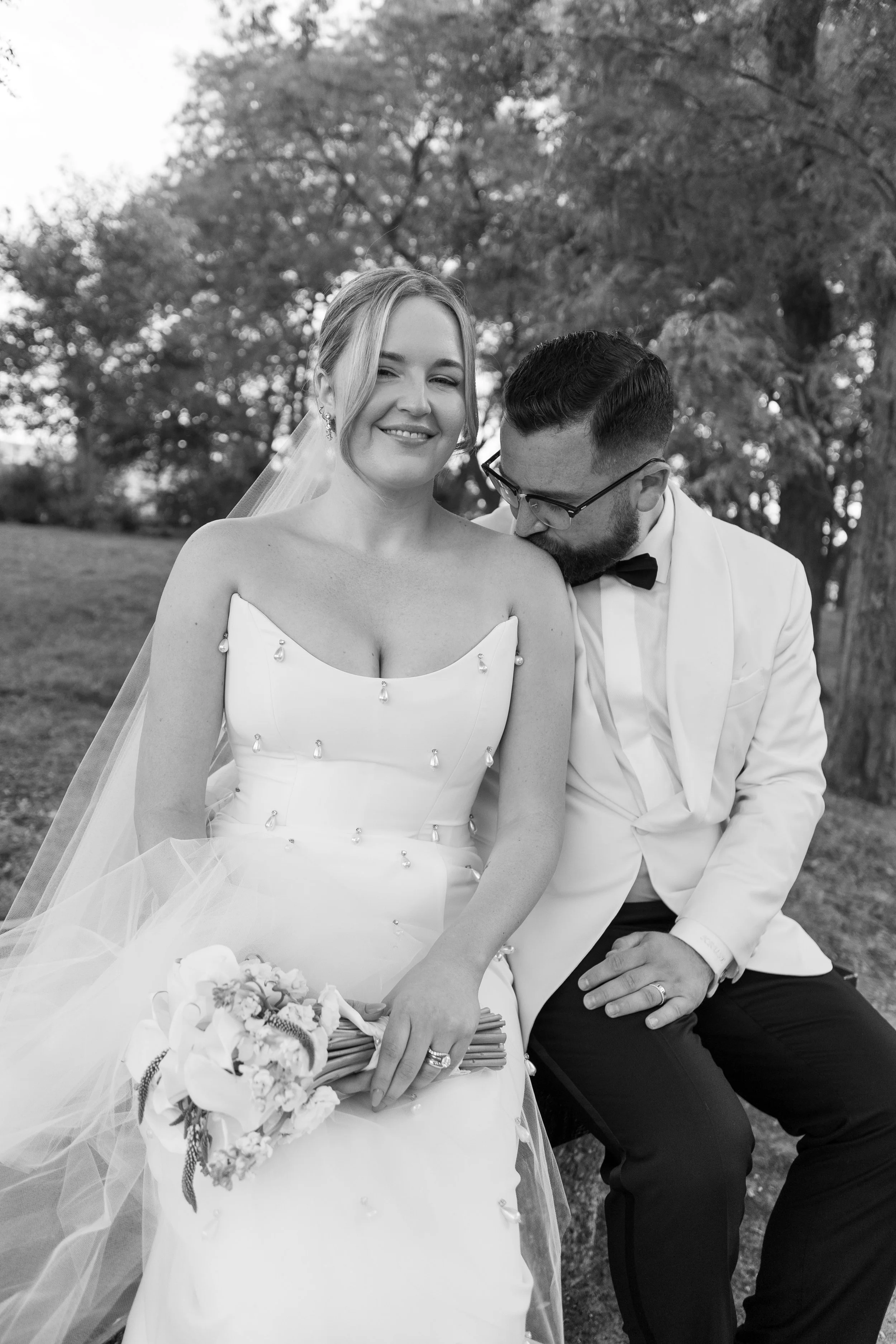 Chicago wedding portraits before Gilt Bar wedding reception