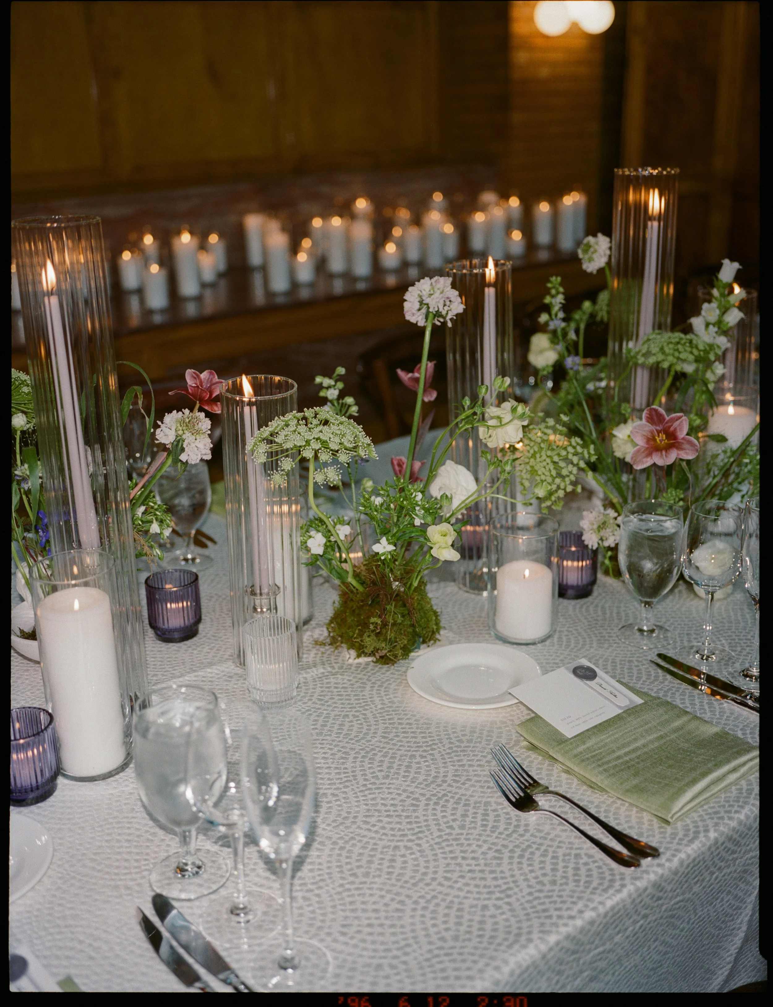 Chicago Cafe Brauer wedding reception captured on film