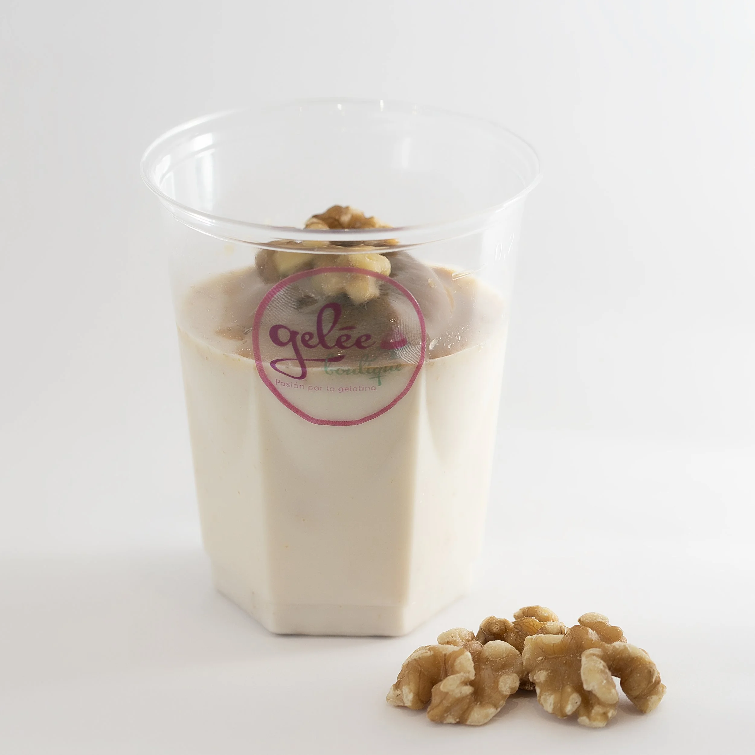 Gelatina de Nuez y dulce de leche