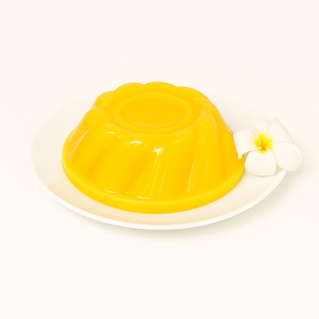Tarta Gelatina Vegana de Mango