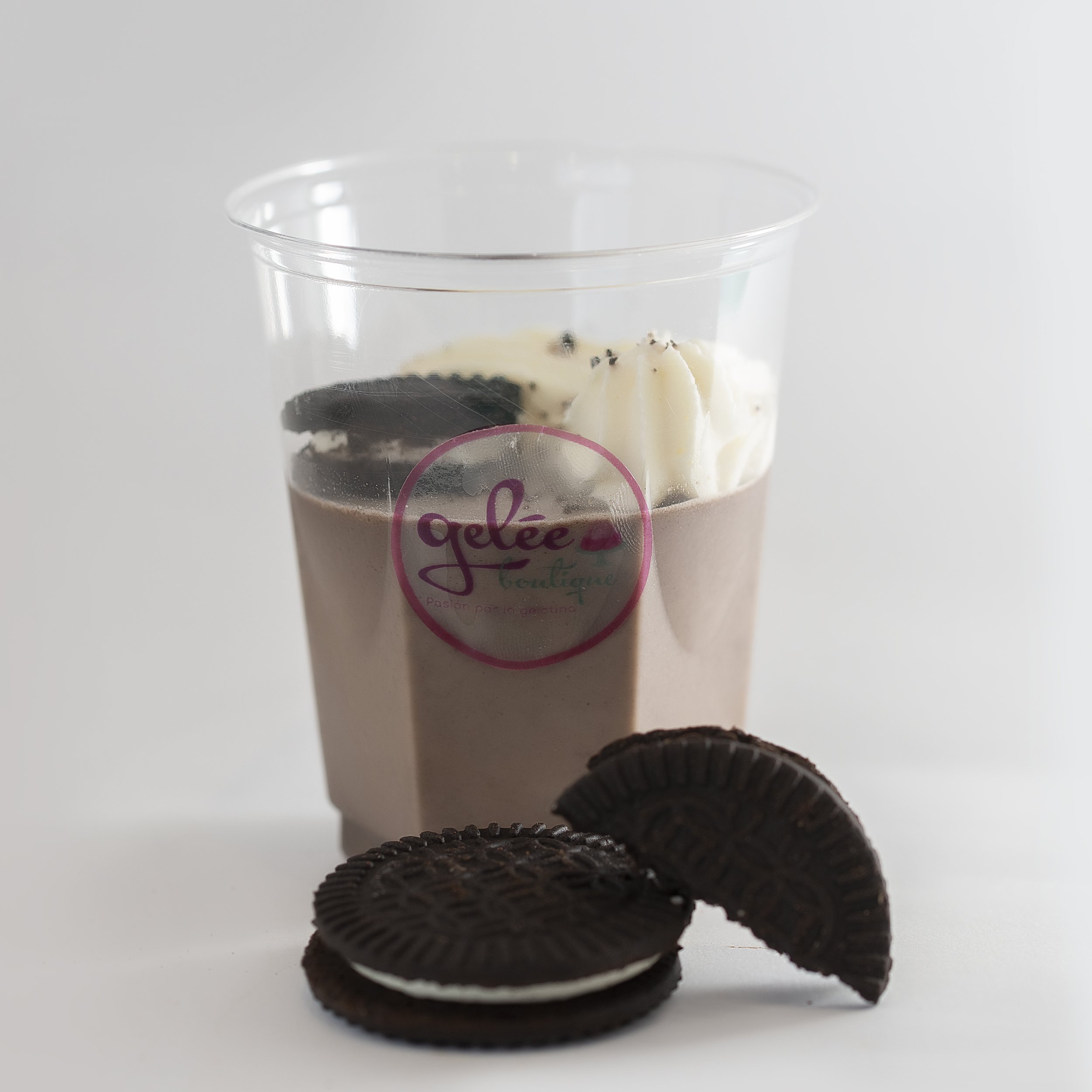 Gelatina de Galleta tipo Oreo