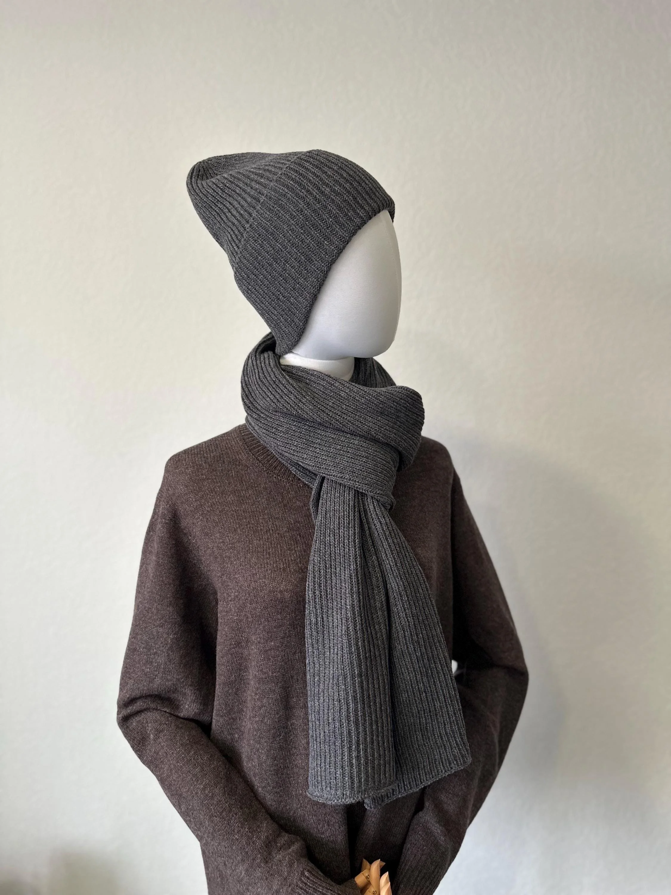 Merino Wool Hat & Scarf Set - additional view 6