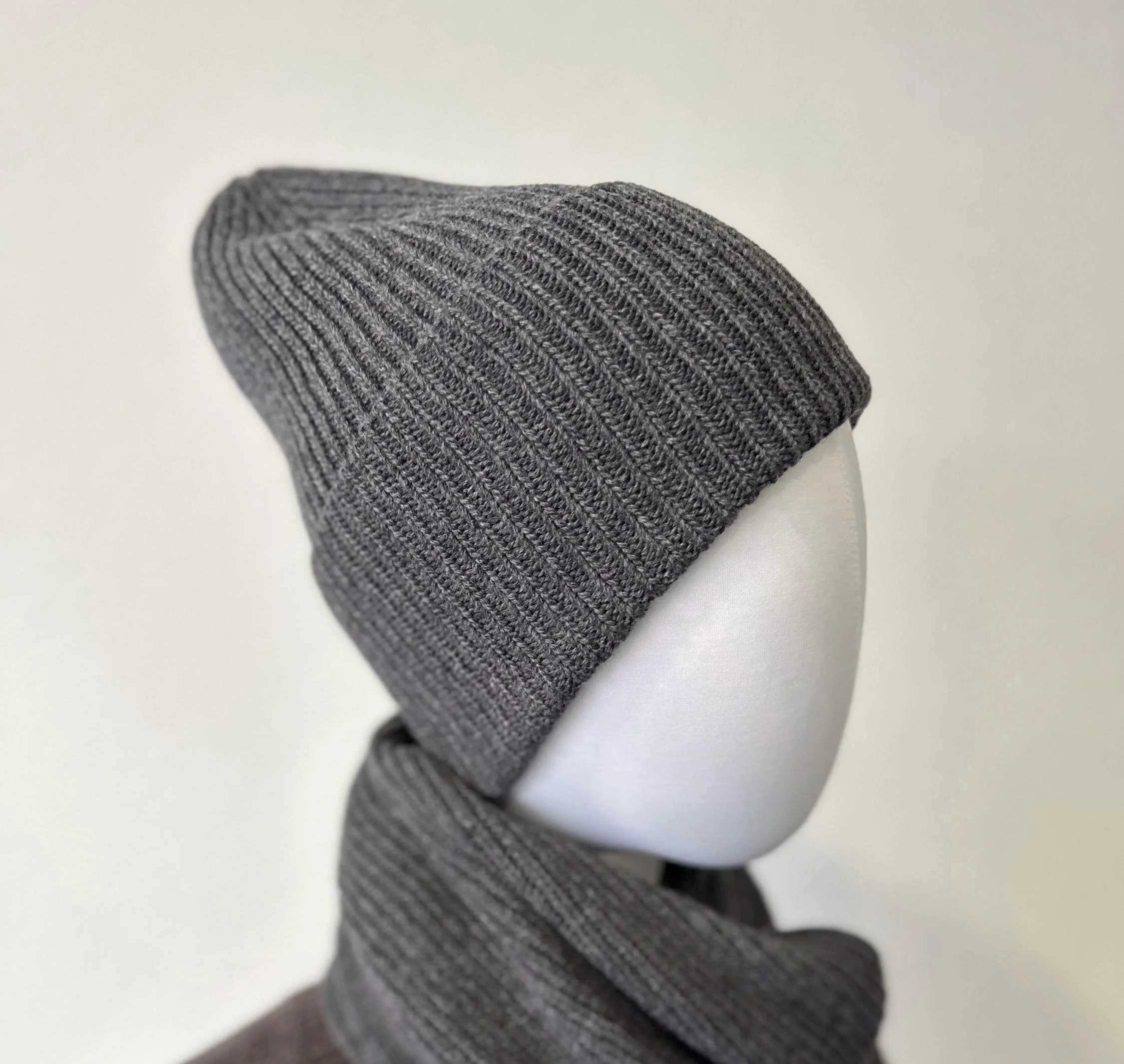 Merino Rib Beanie — 100% Wool, Unisex - additional view 5