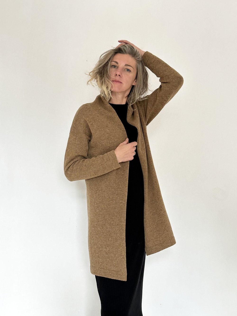 Long Wool Cardigan