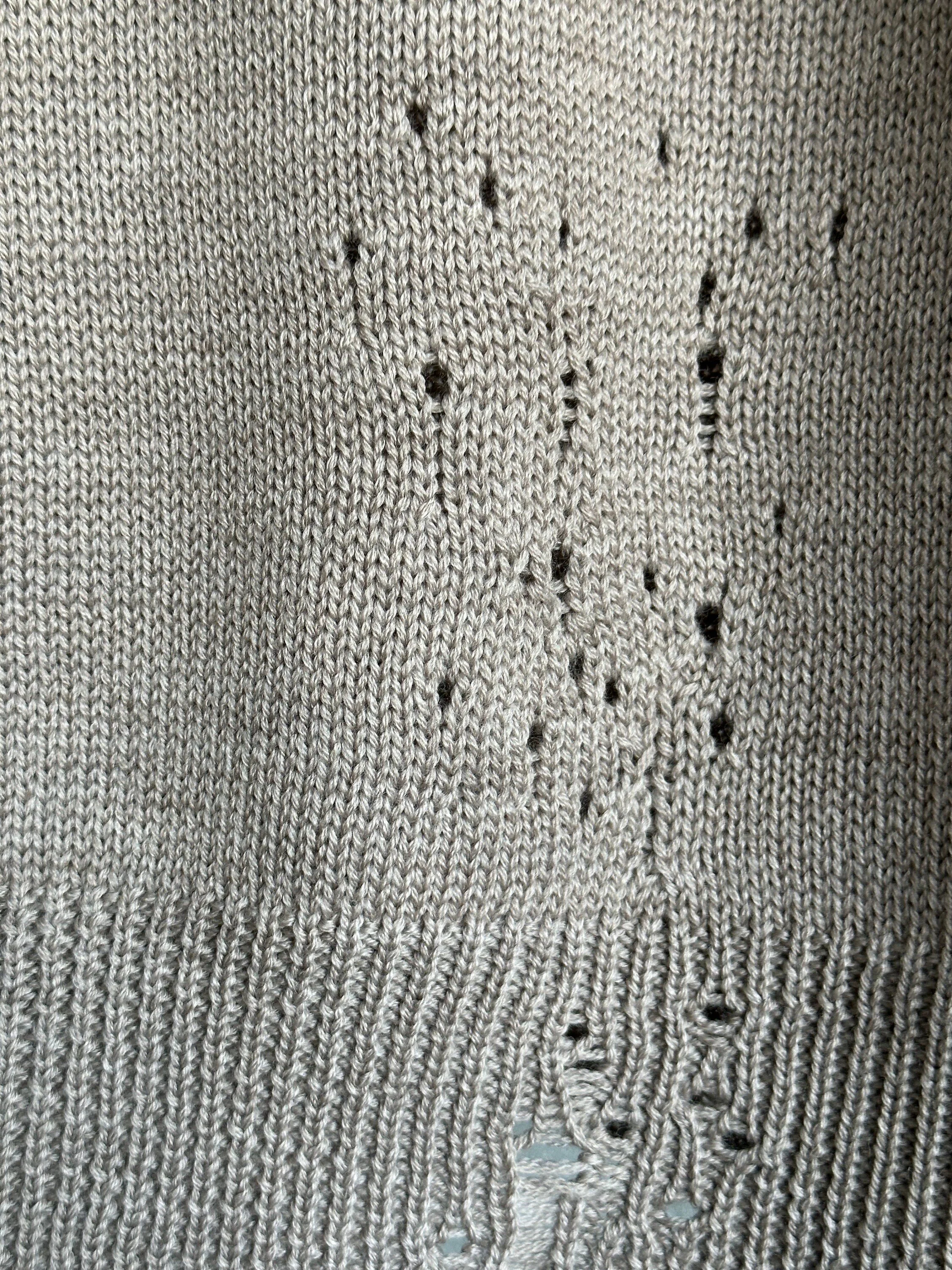 Distressed Wool Raglan Sweater — Oversized - additional view 3