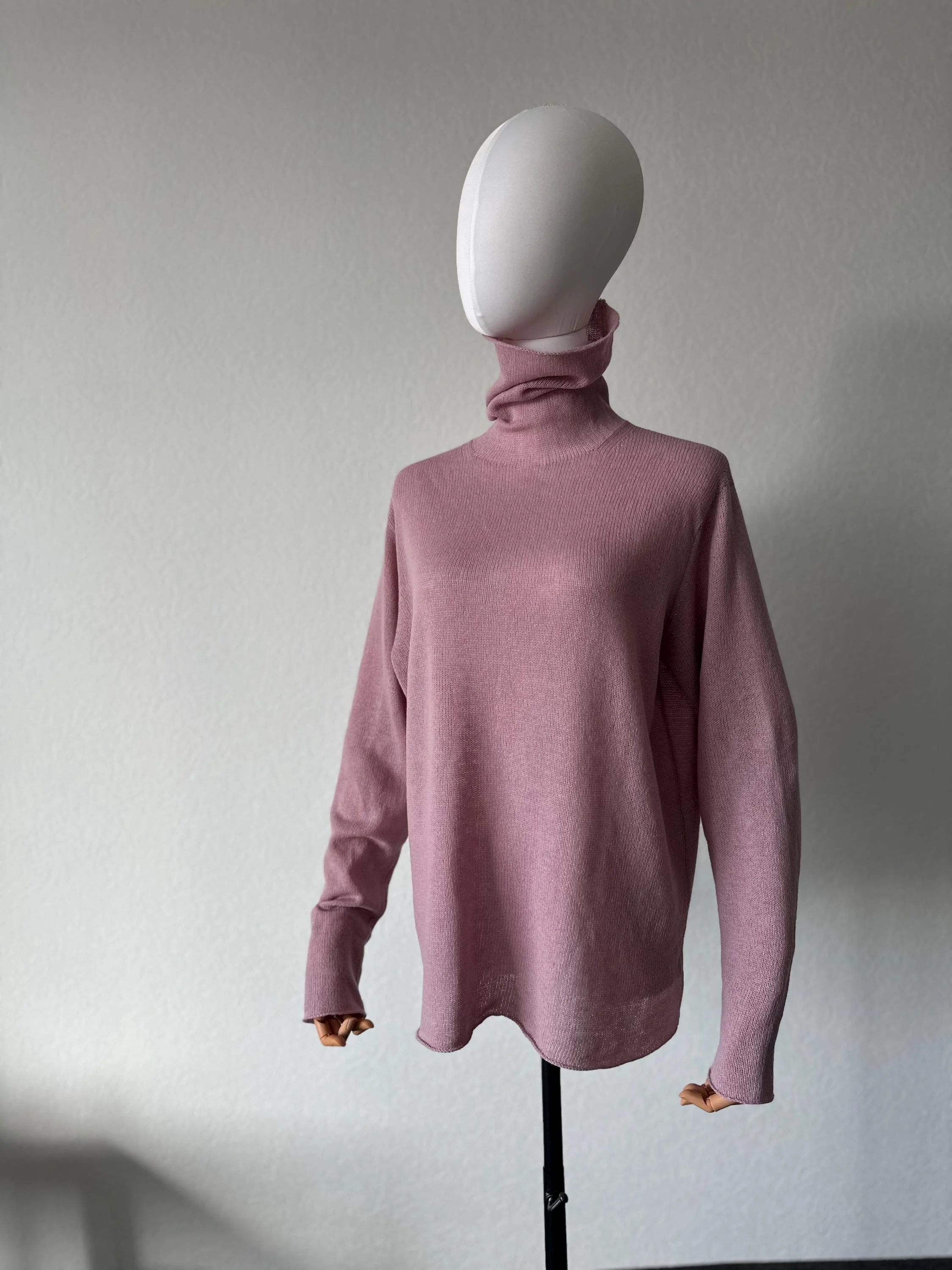 Merino Turtleneck — Women’s Lightweight Knit - merino wool main view