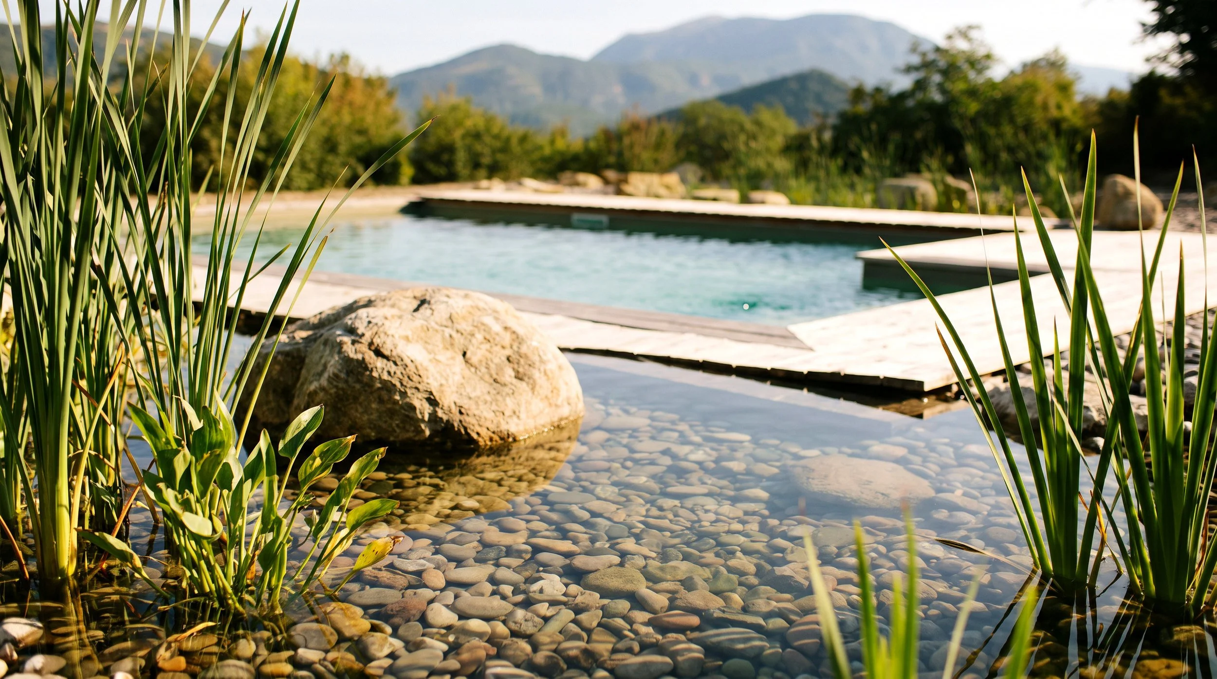 Piscine naturelle et paysage d’exception