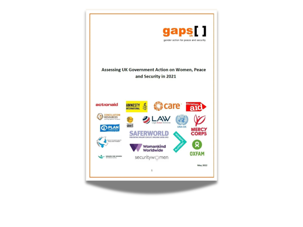 Assessing UK Government Action on Women, Peace and Security in 2021: GAPS Shadow Report