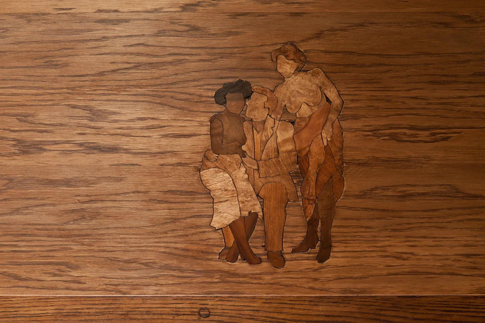  Love Lane (detail 1)  
Dimensions variable 
Wood veneers on panel 
2010, 
Town Hall Artworks commission,  curated by Arts Admin 