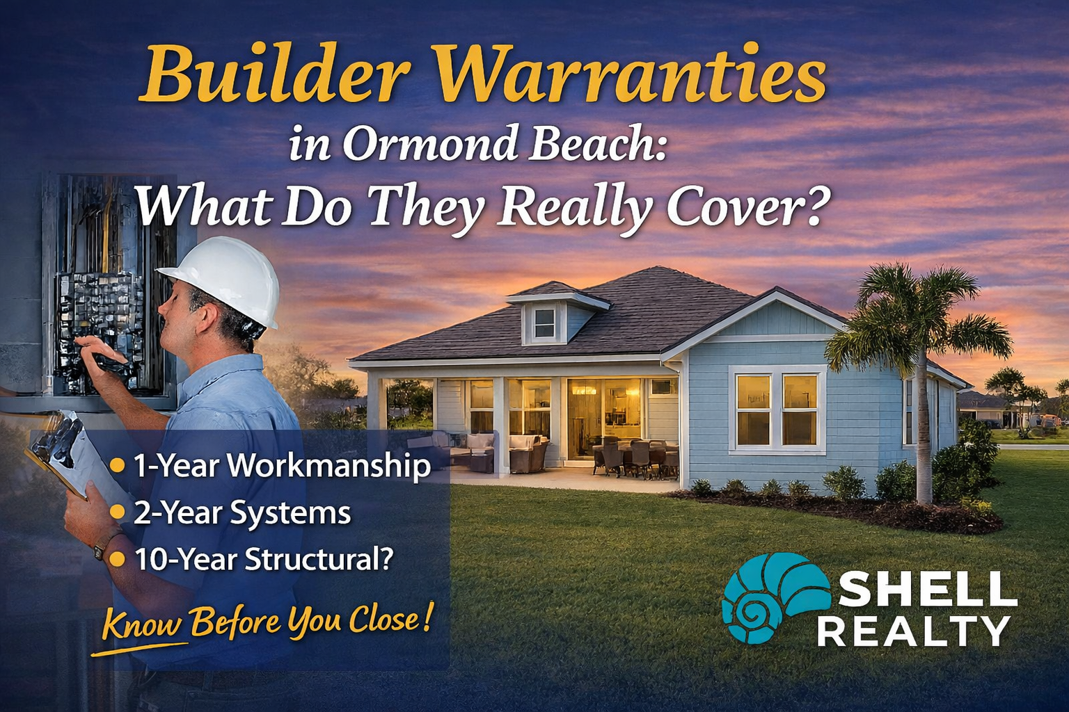 Builder Warranties in Ormond Beach: What’s Actually Covered in New Construction?