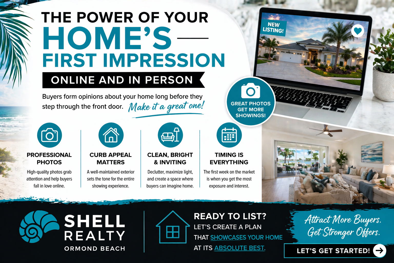 Your home’s first impression happens before buyers ever step inside.