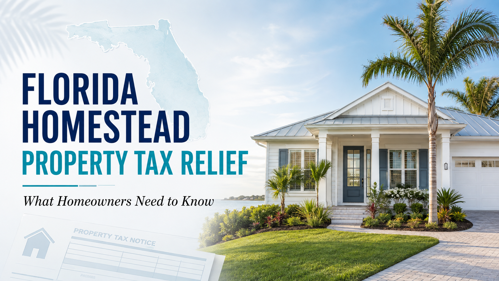Florida Property Tax Relief Proposal: What Homestead Owners Need to Know