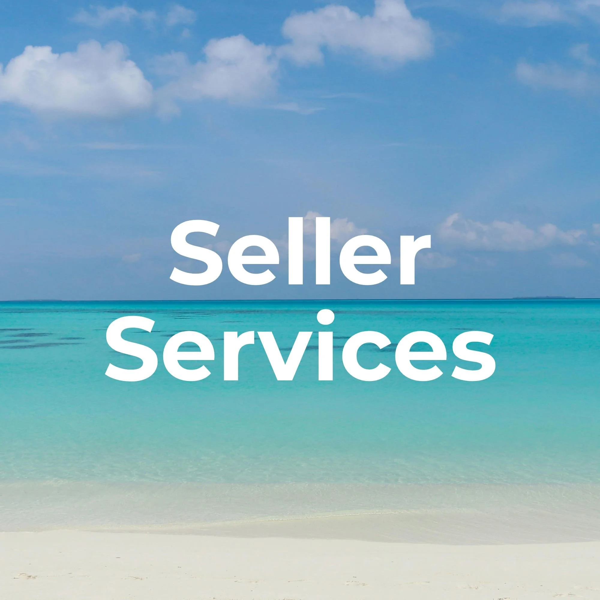Sales listing services offered by Shell Realty, divided into categories: Education, Navigation, Administration, and Communication, with specific services listed under each.