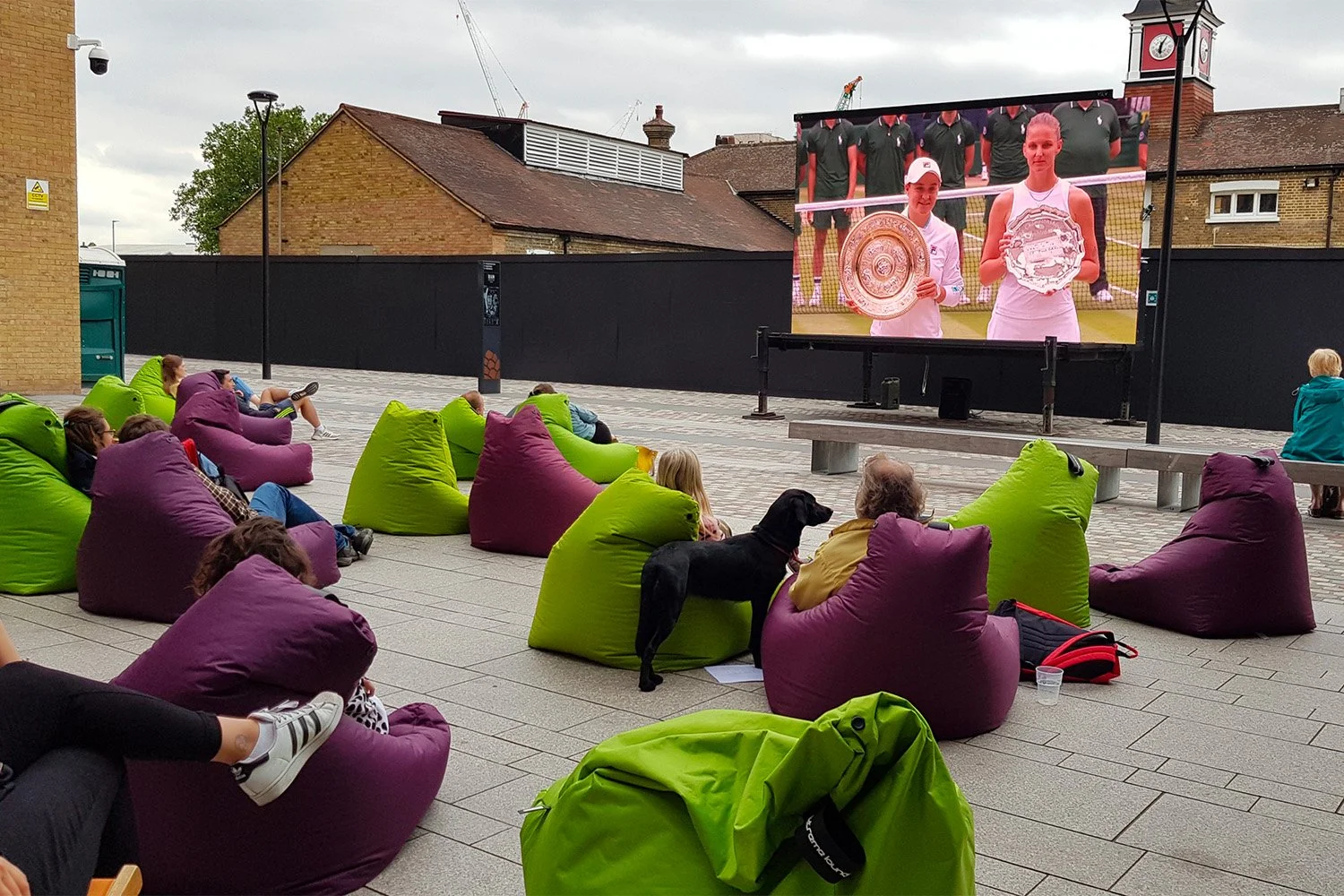  Large Screens  
LED screens, projectors, and AV systems for presentations and entertainment.