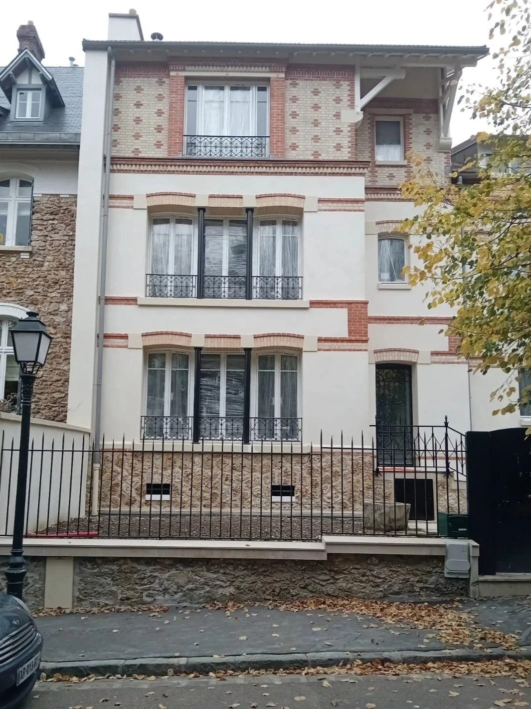 Travaux façade (enduit+ brique)