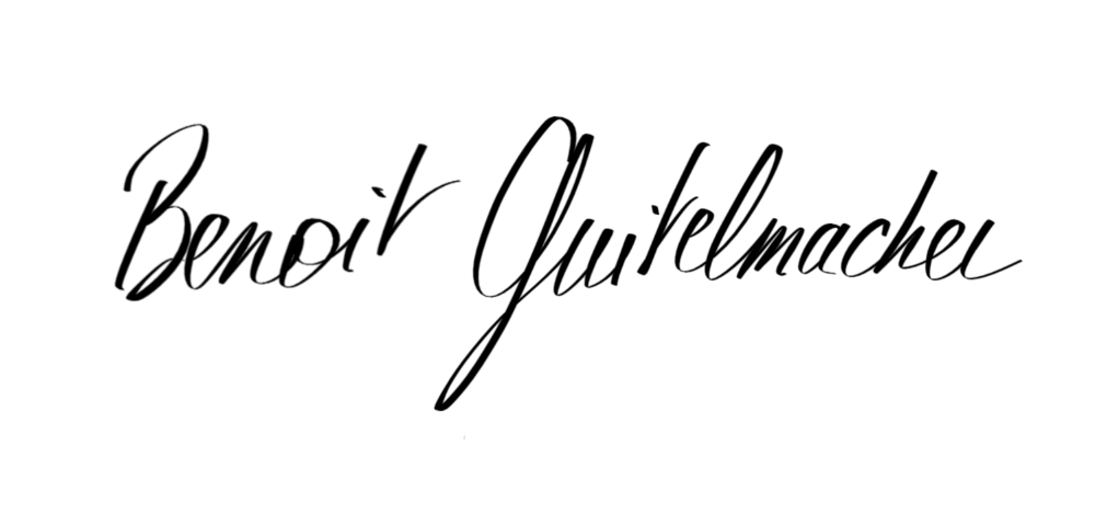signature manuscrite de Benoit Guitelmacher