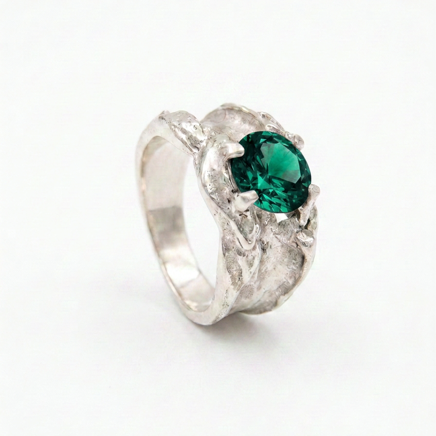 ANILLO METAMORPHOSIS PRASIOLITA