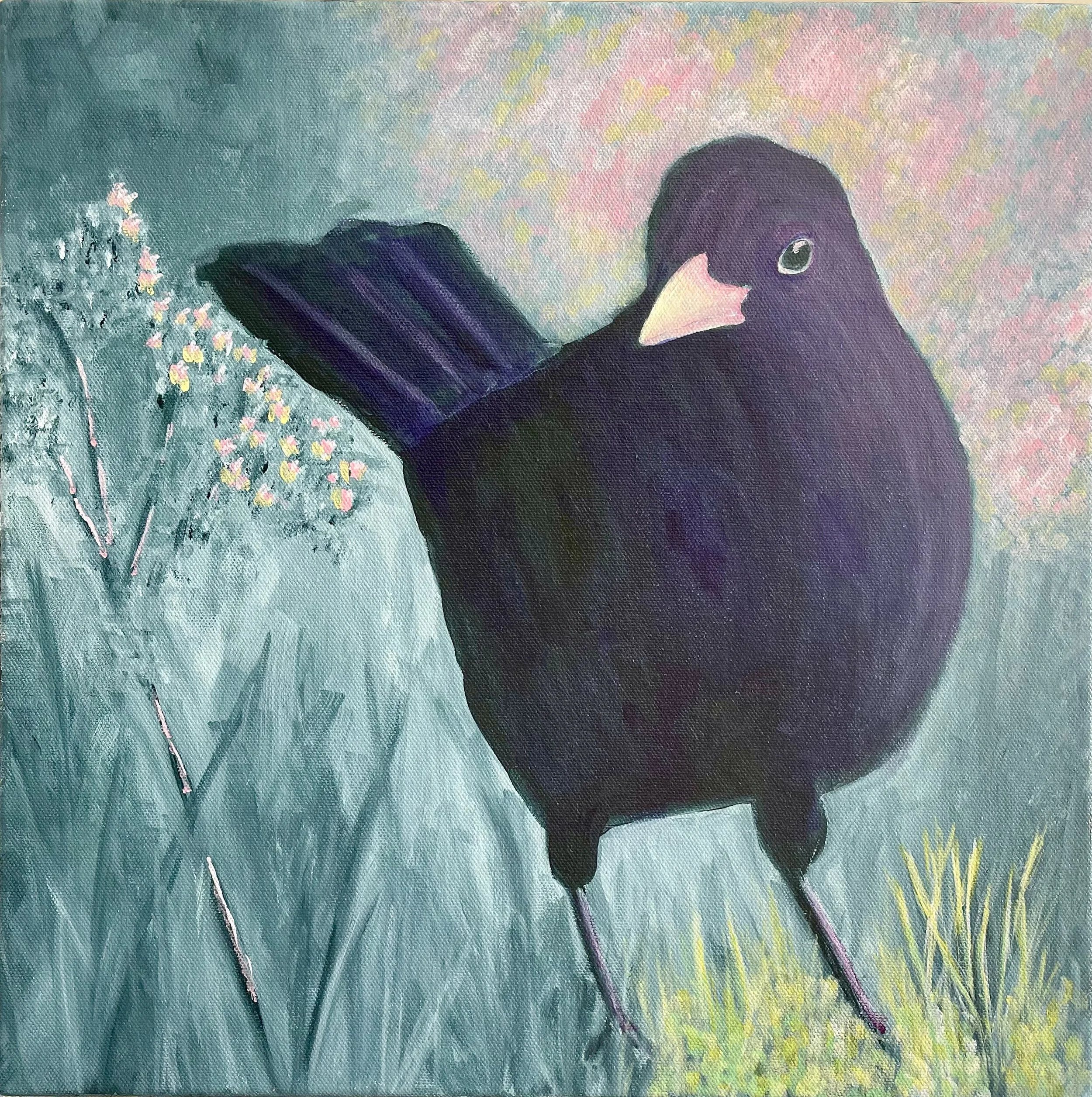 pretty in pink
16x16 inch acrylic on deep box canvas
