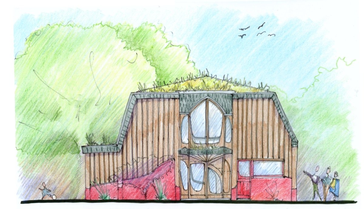 Architect Steven Dalving Potlood voorontwerp Noordgevel.jpg