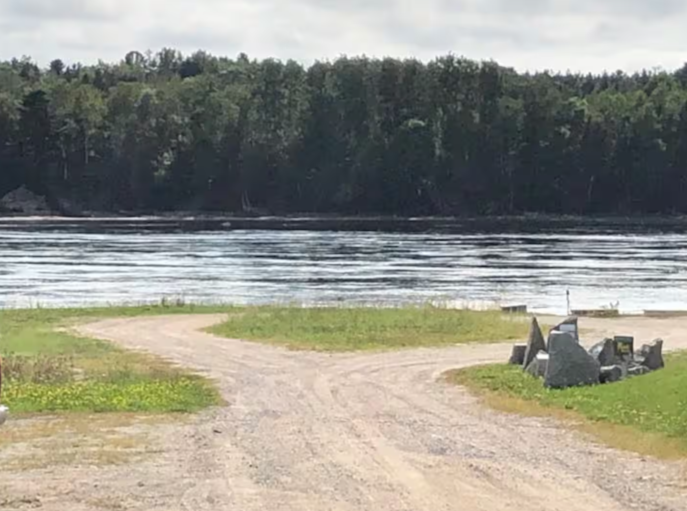 Waterfront deck overlooking Mt Desert Narrows near Acadia