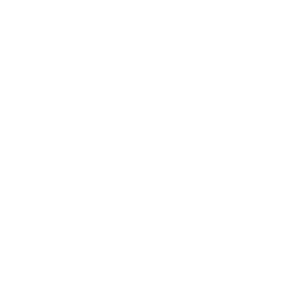 Line drawing of a window with two curtains enclosed in a circle.