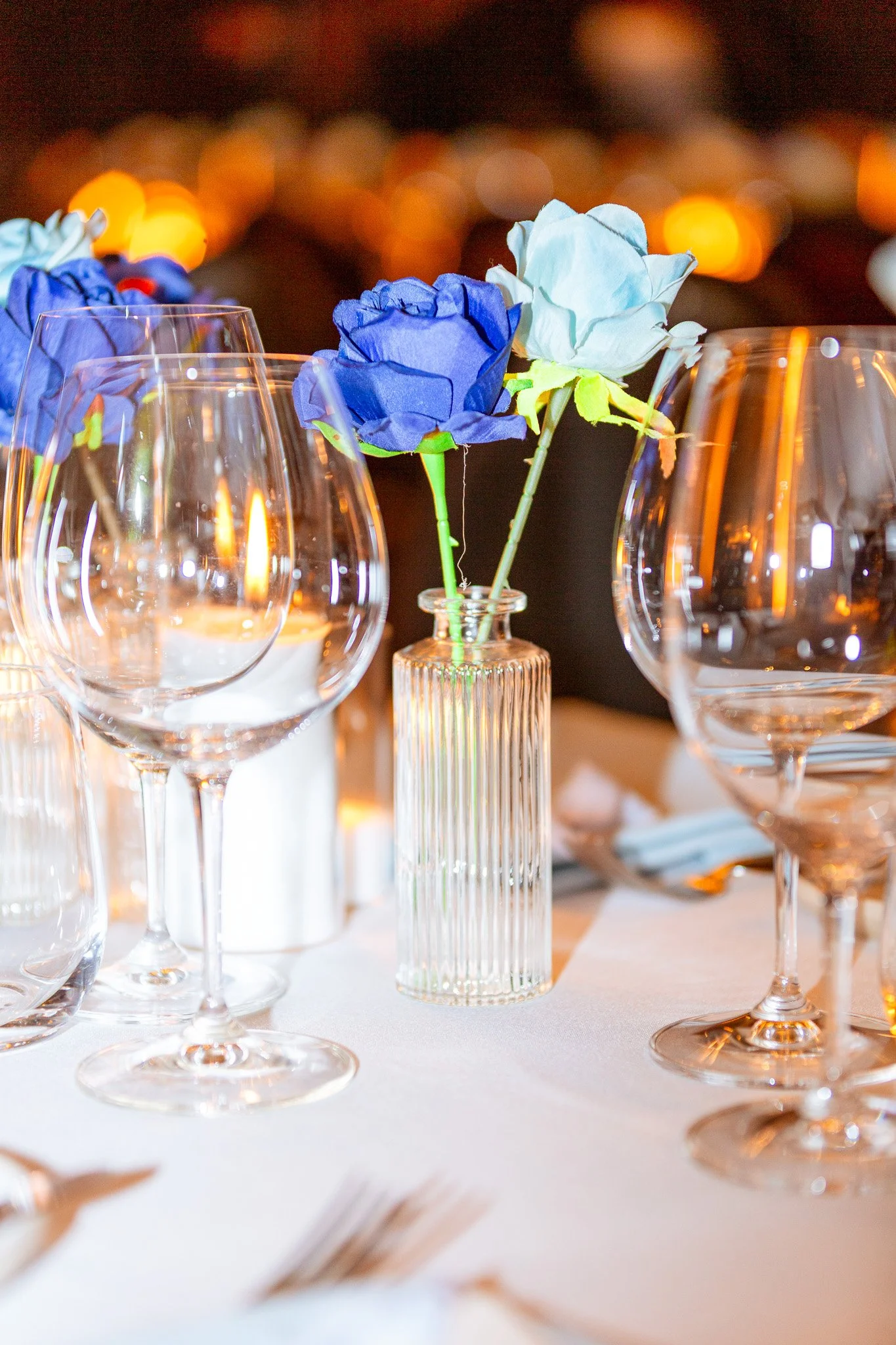 all in the detail of roses and candles