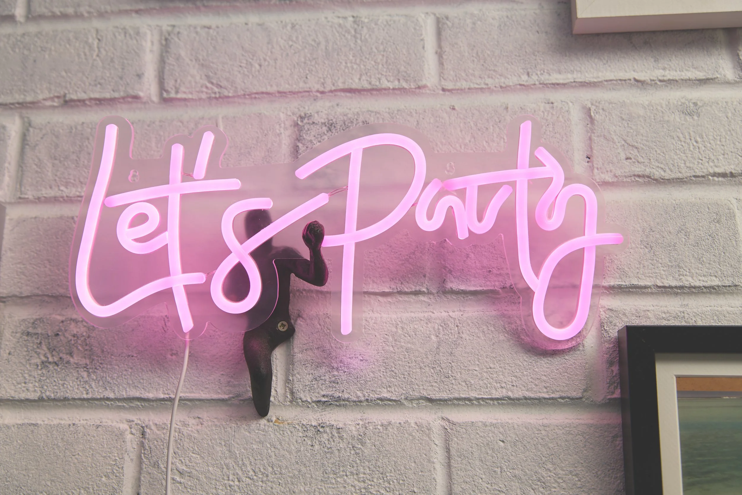 Let's Party Neon sign